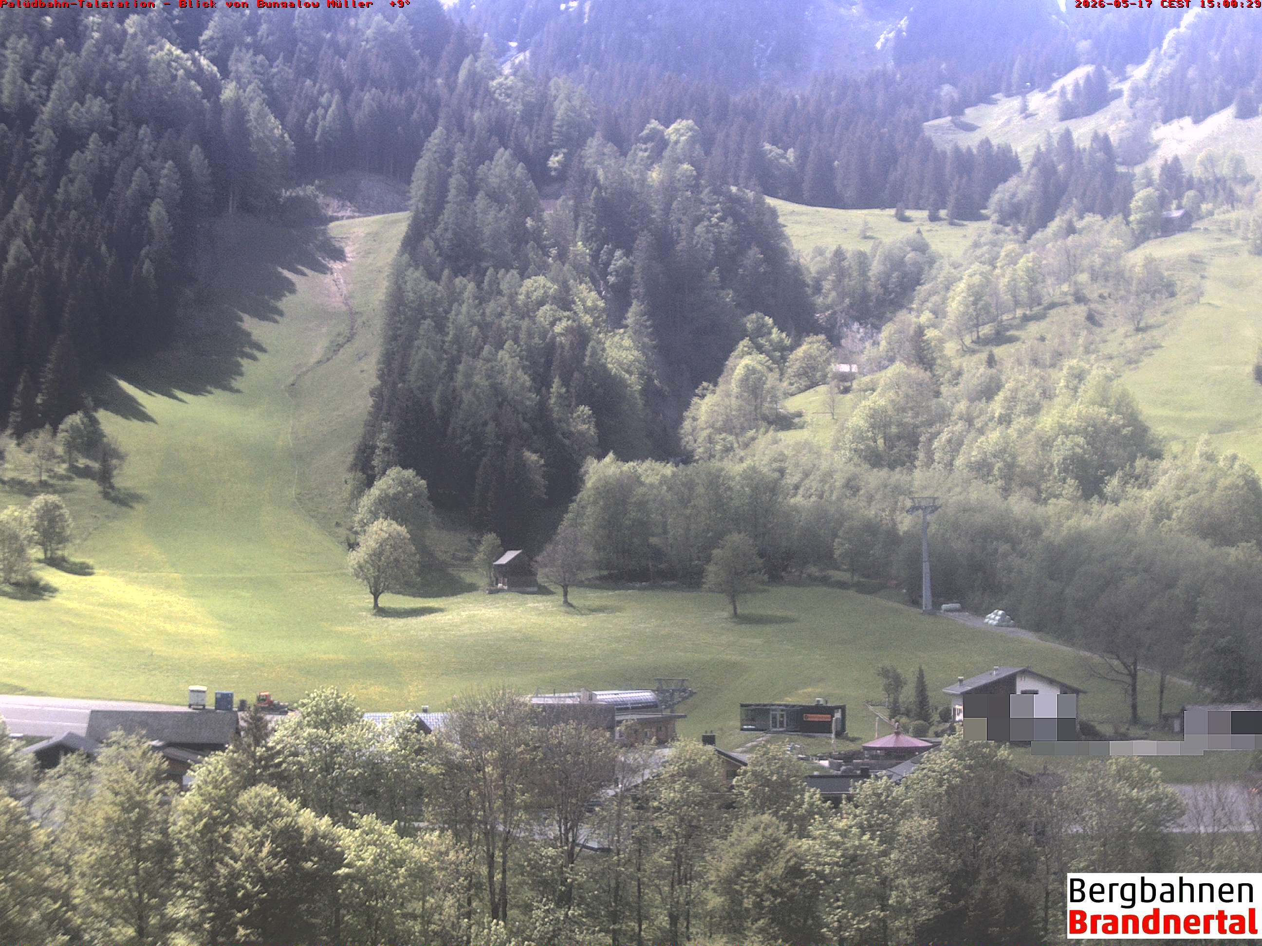 Blick auf Palüdbahn von Bungalow Müller