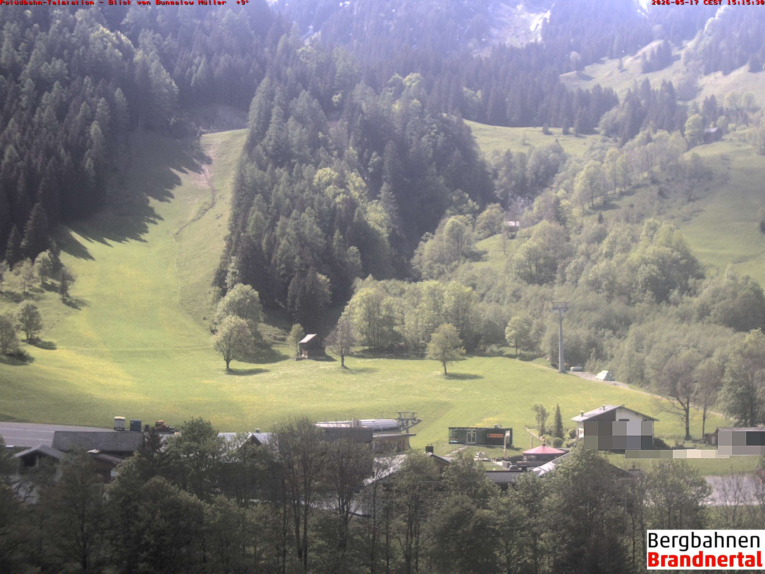 Blick auf Palüdbahn von Bungalow Müller