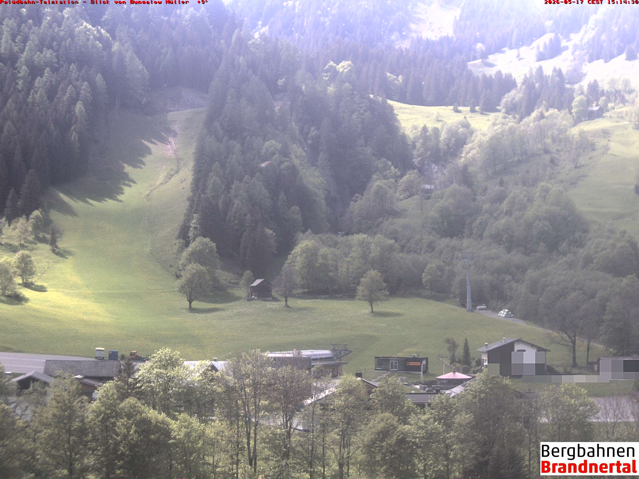 Blick auf Palüdbahn von Bungalow Müller
