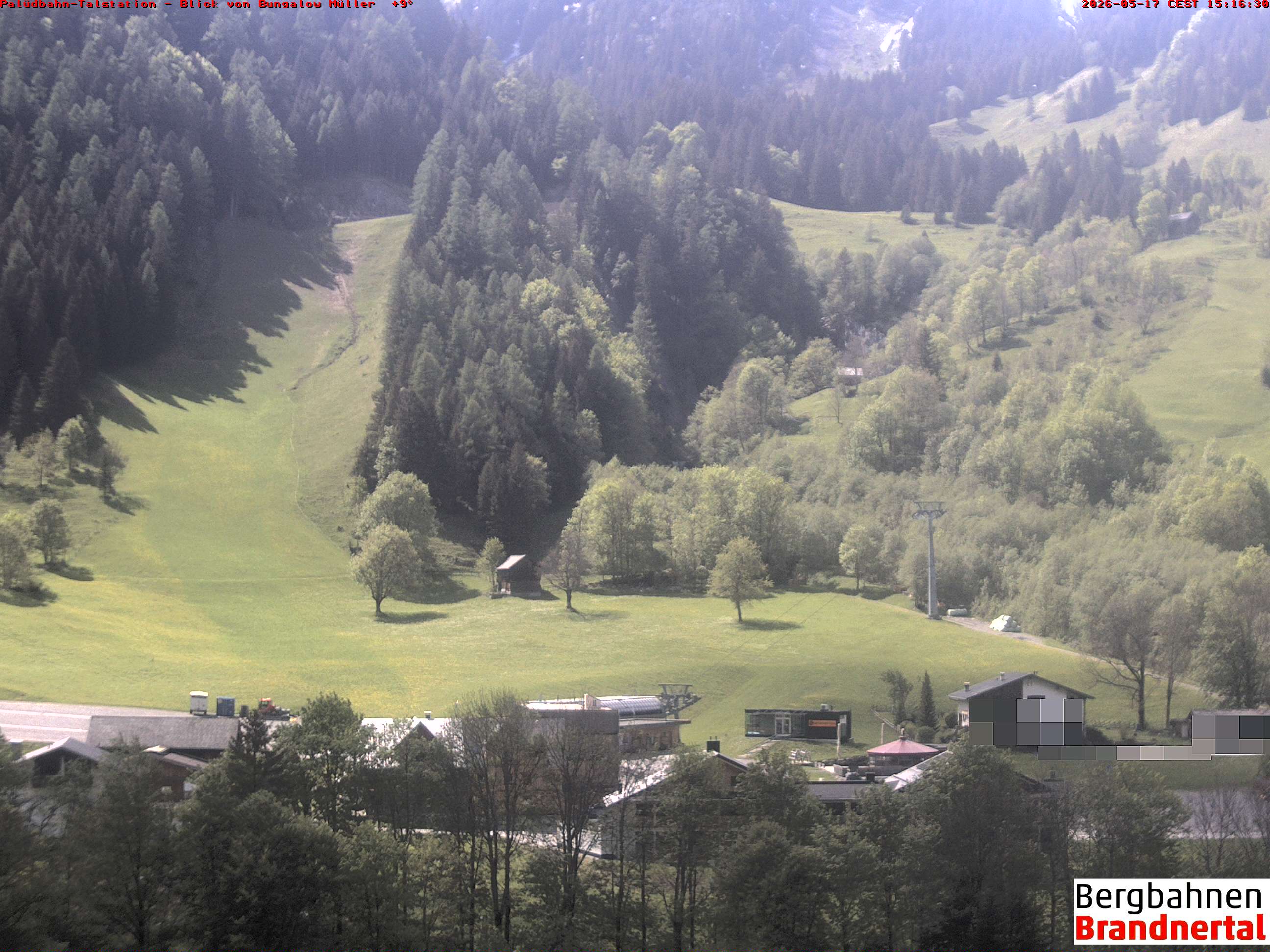 Blick auf Palüdbahn von Bungalow Müller