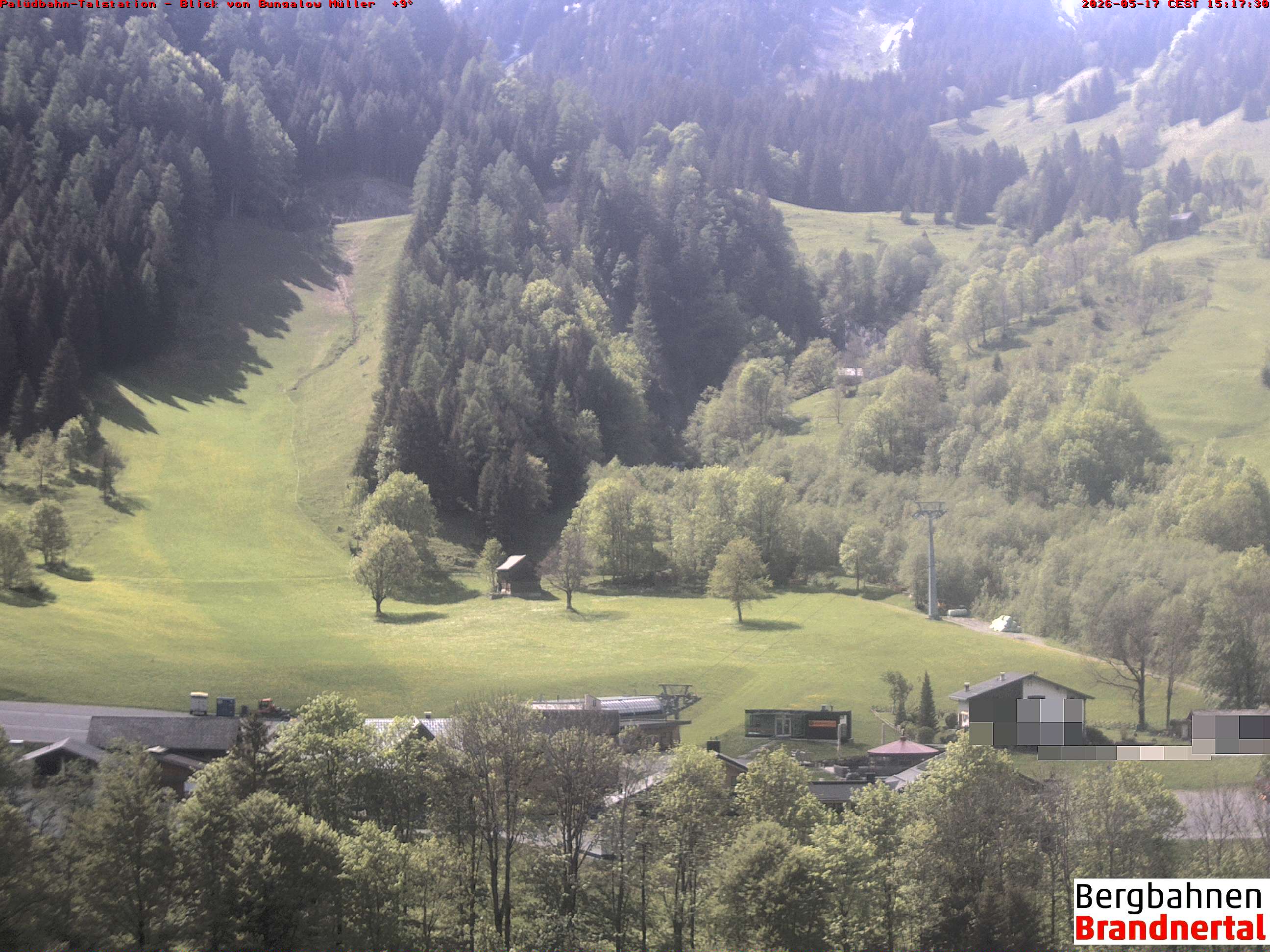 Blick auf Palüdbahn von Bungalow Müller