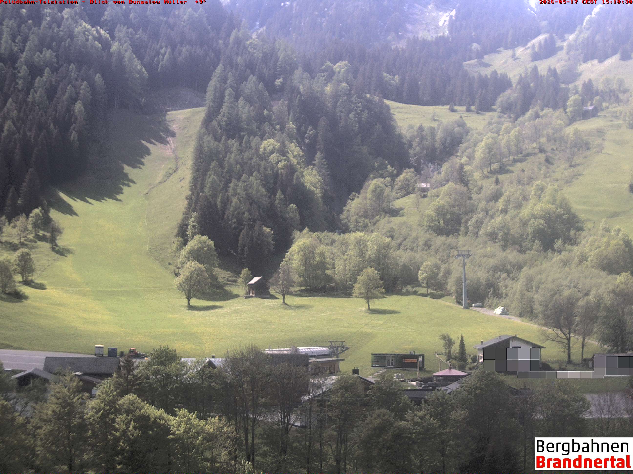 Blick auf Palüdbahn von Bungalow Müller