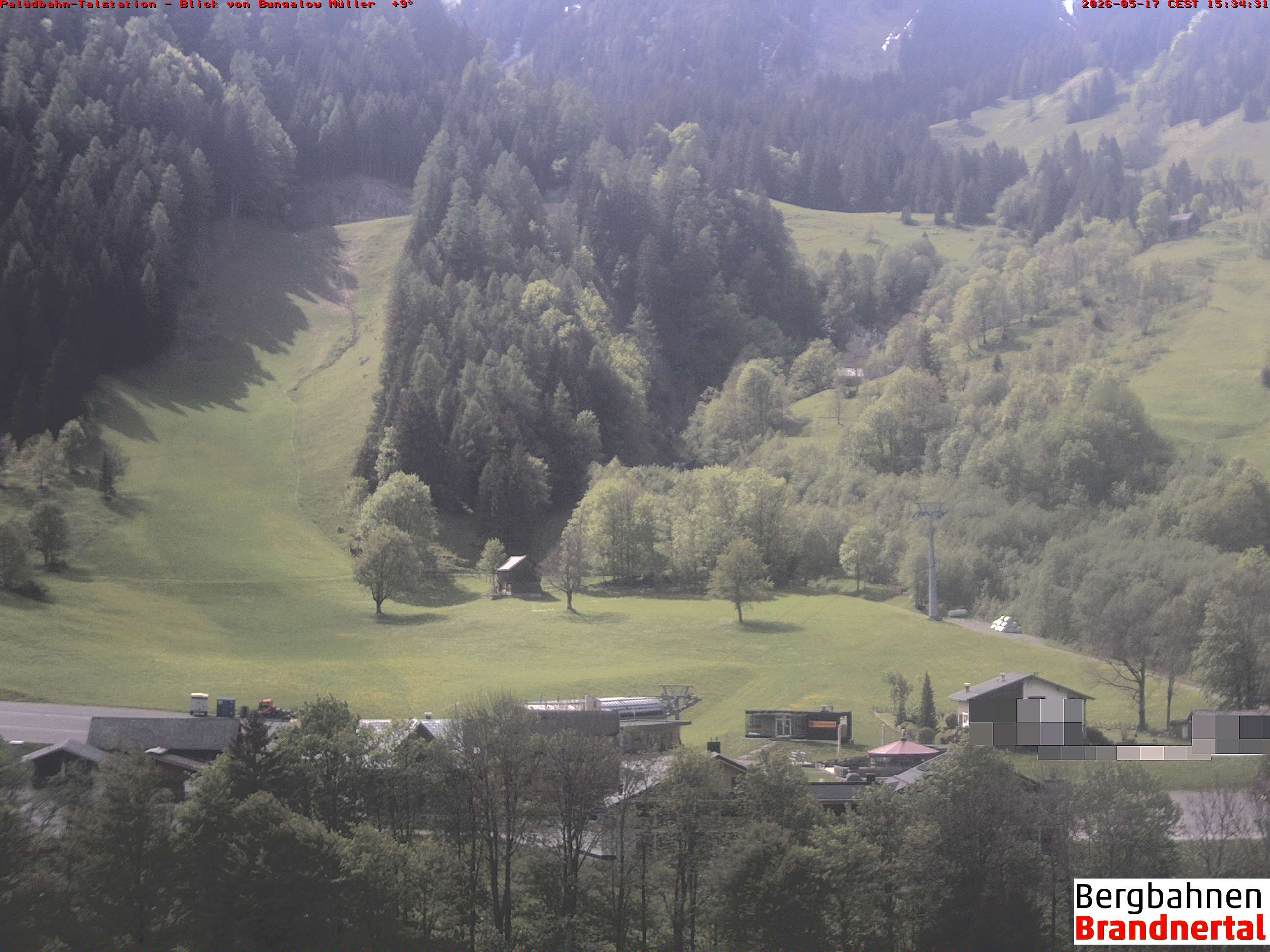 Blick auf Palüdbahn von Bungalow Müller