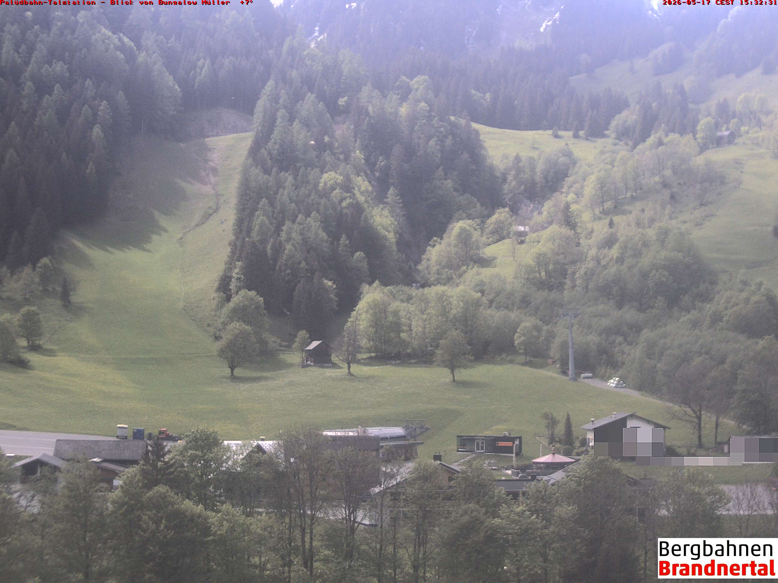 Blick auf Palüdbahn von Bungalow Müller