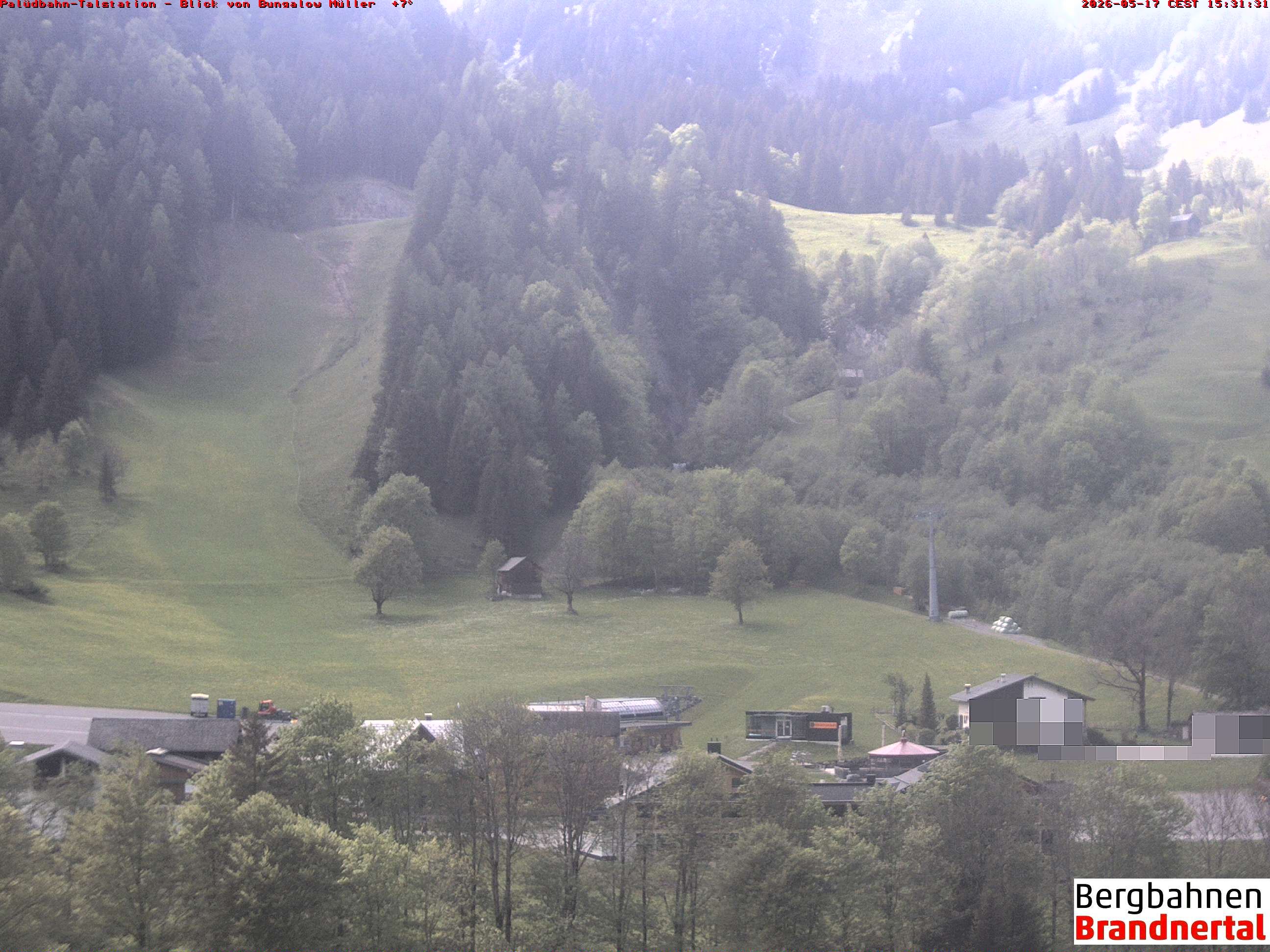 Blick auf Palüdbahn von Bungalow Müller
