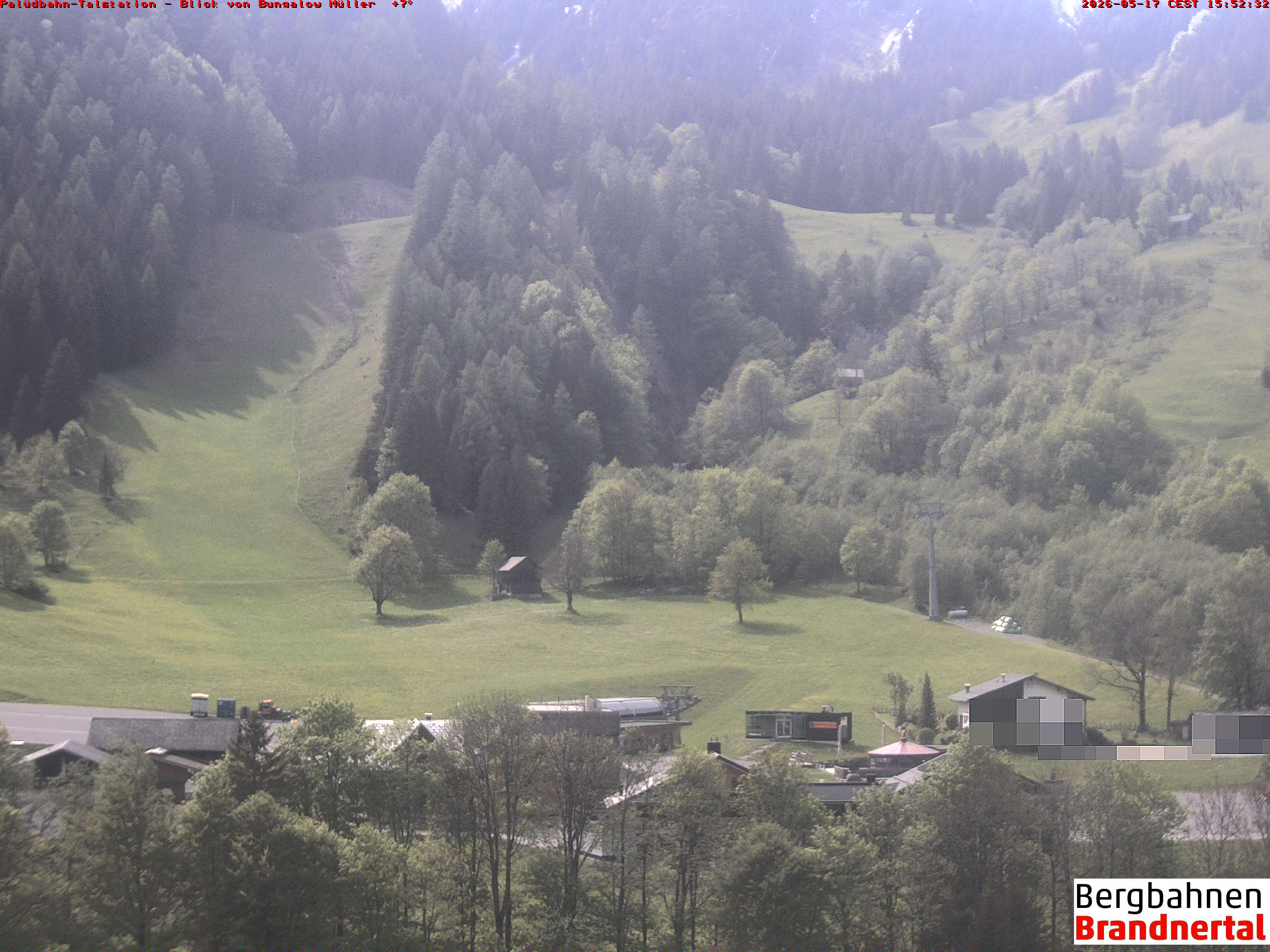 Blick auf Palüdbahn von Bungalow Müller