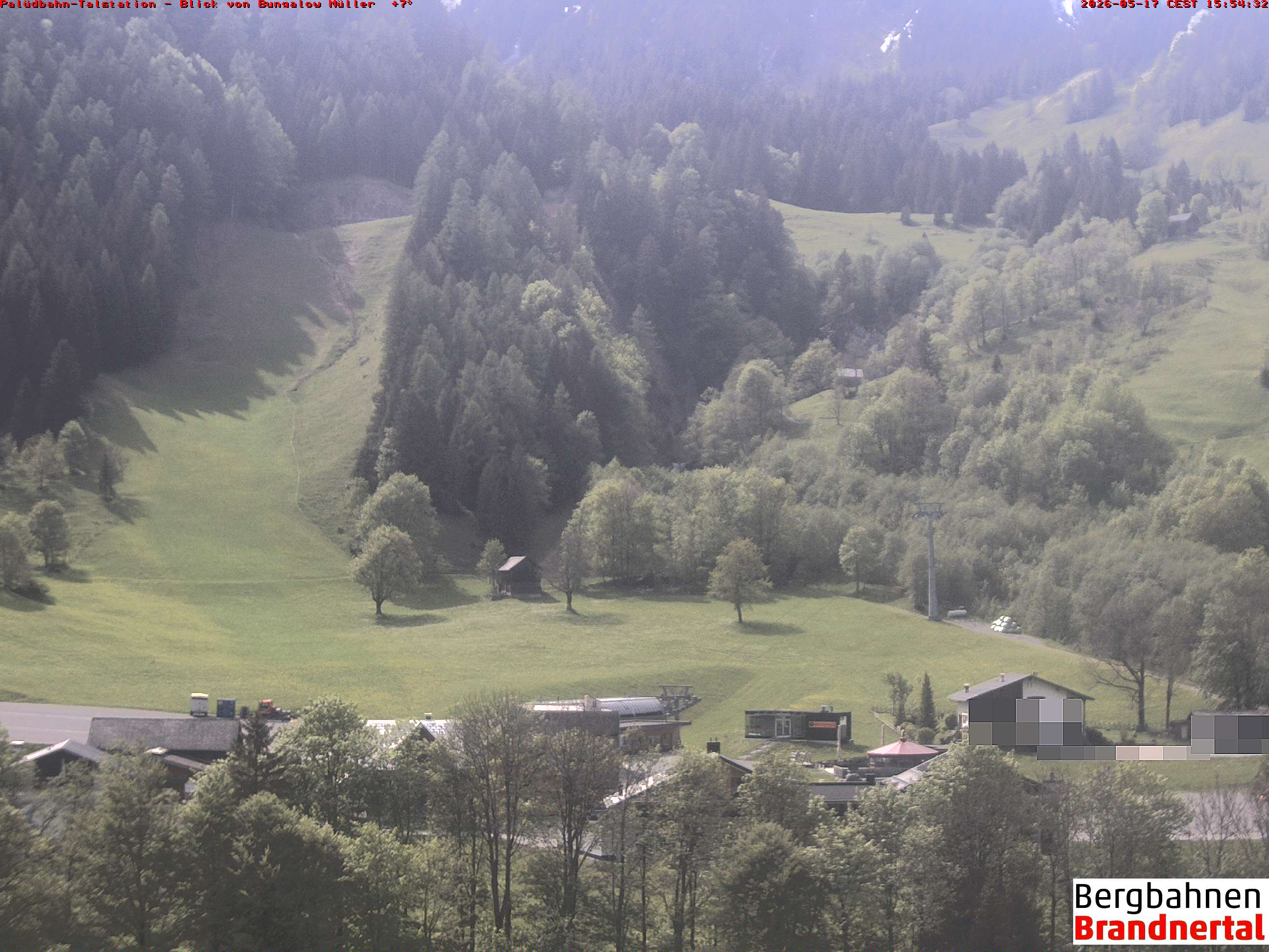 Blick auf Palüdbahn von Bungalow Müller