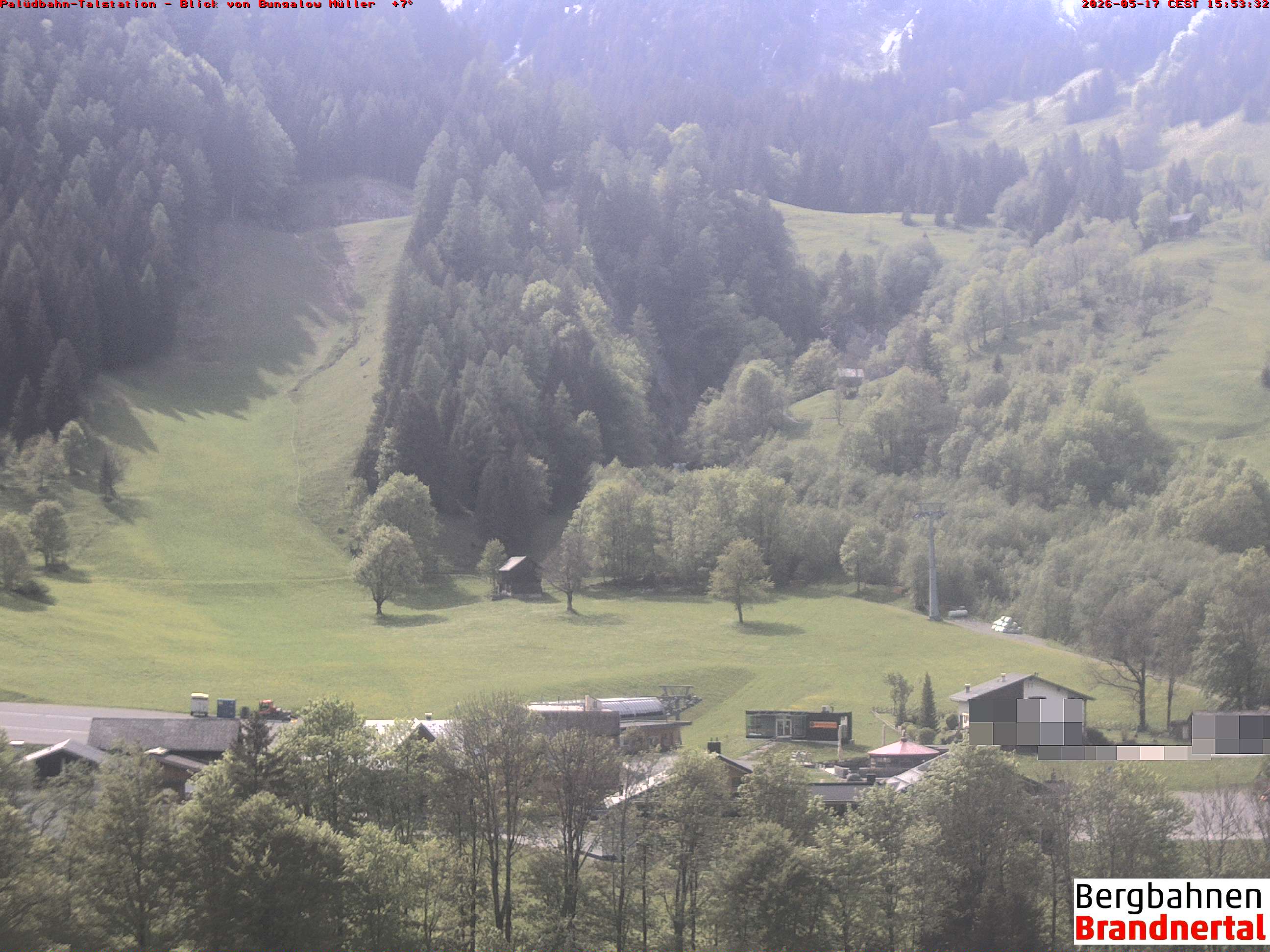 Blick auf Palüdbahn von Bungalow Müller