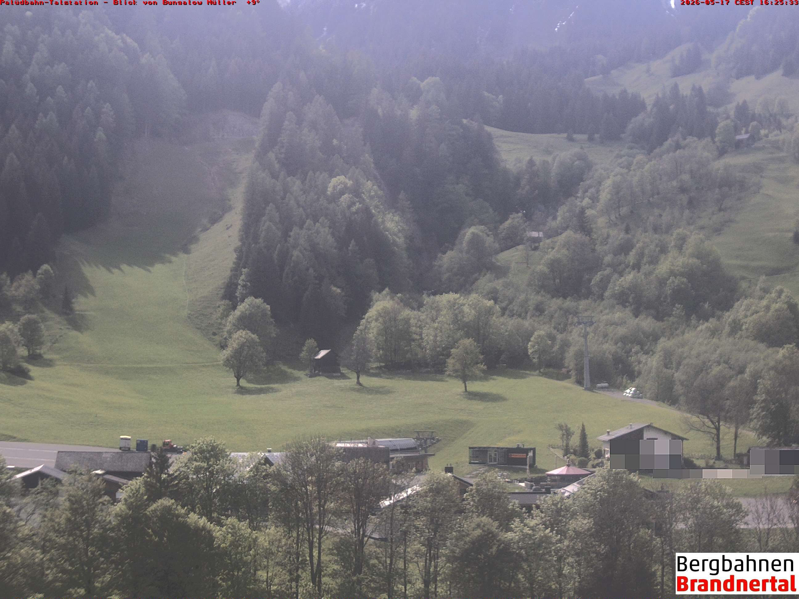 Blick auf Palüdbahn von Bungalow Müller