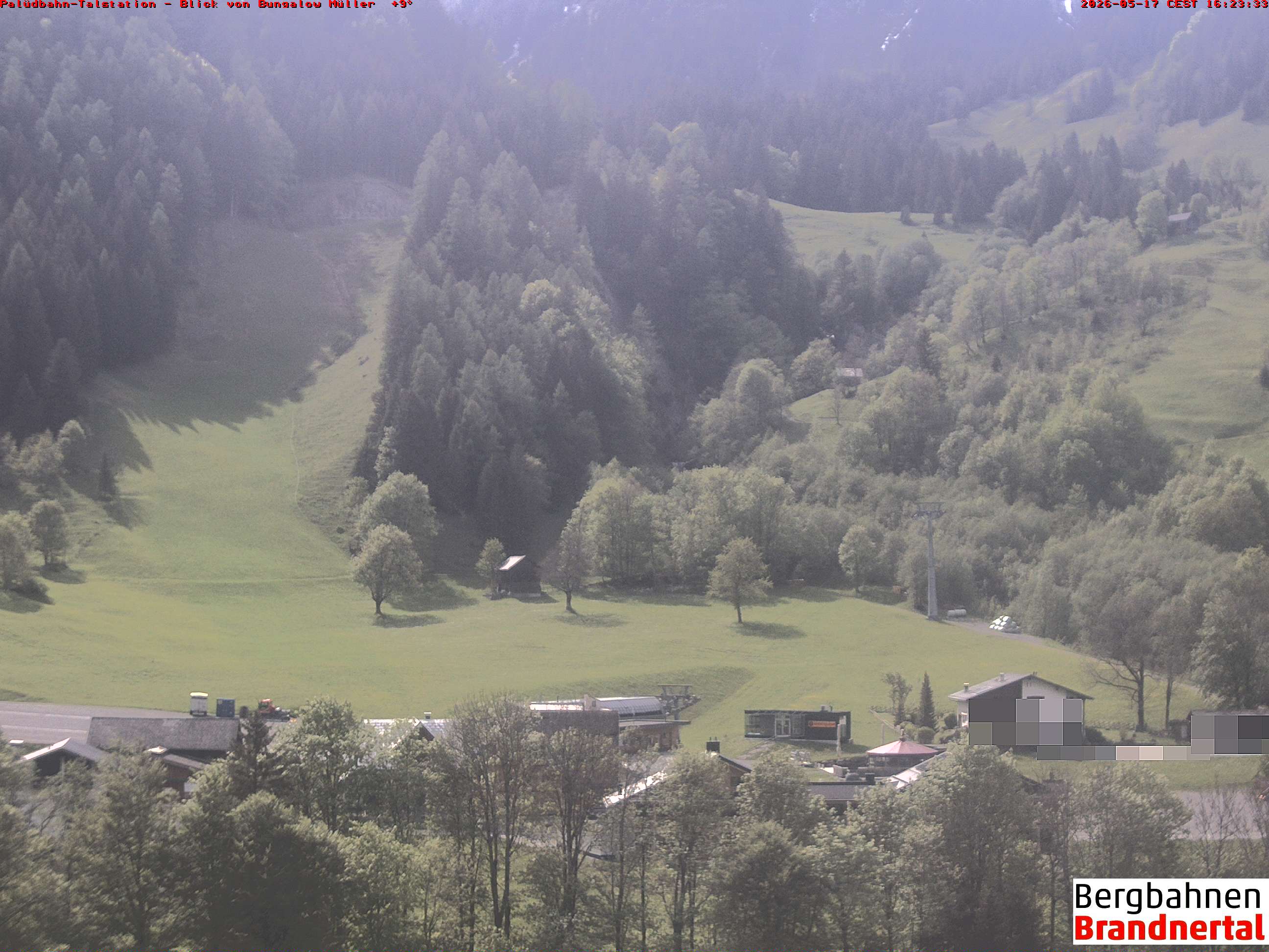 Blick auf Palüdbahn von Bungalow Müller