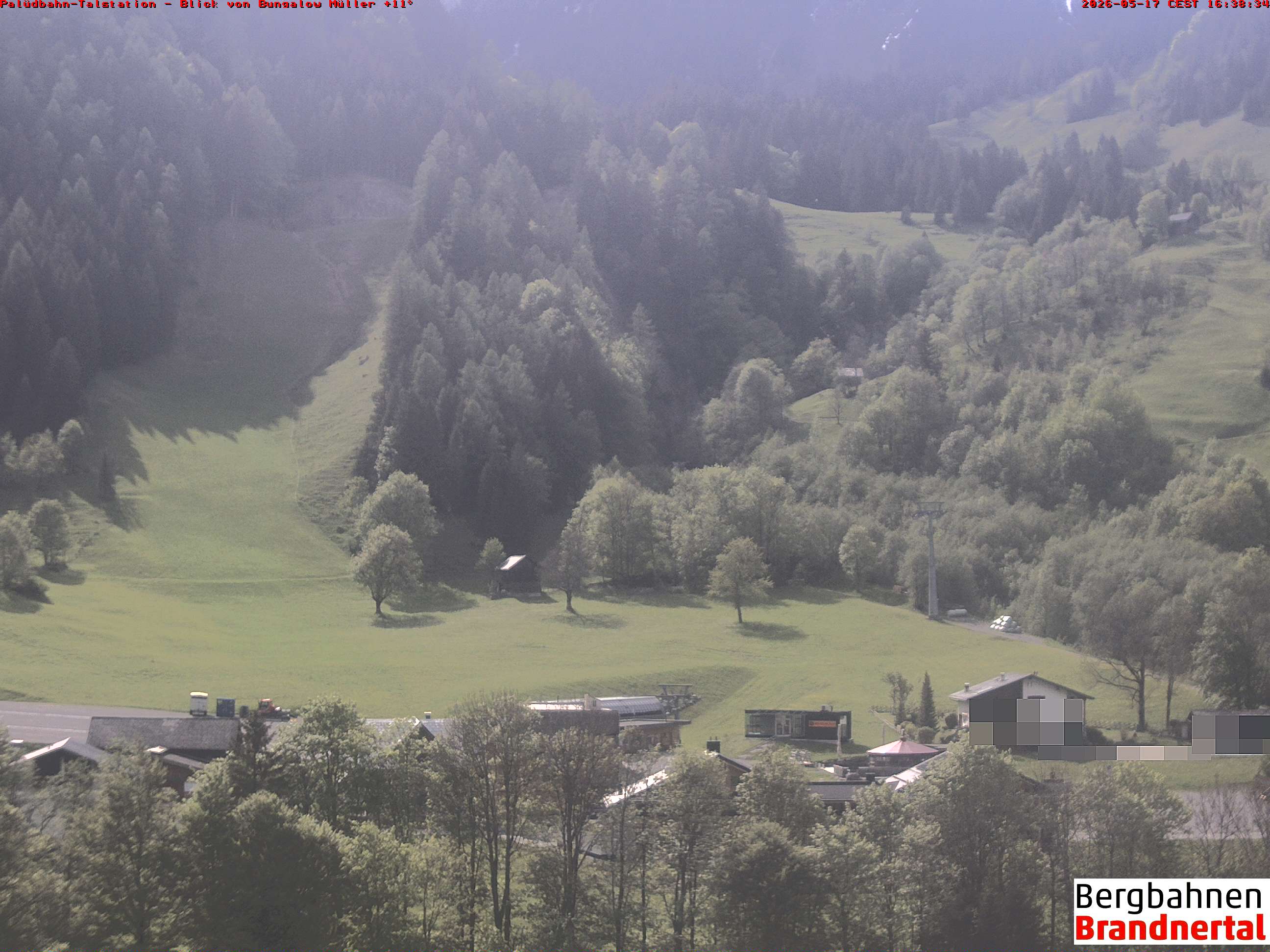 Blick auf Palüdbahn von Bungalow Müller