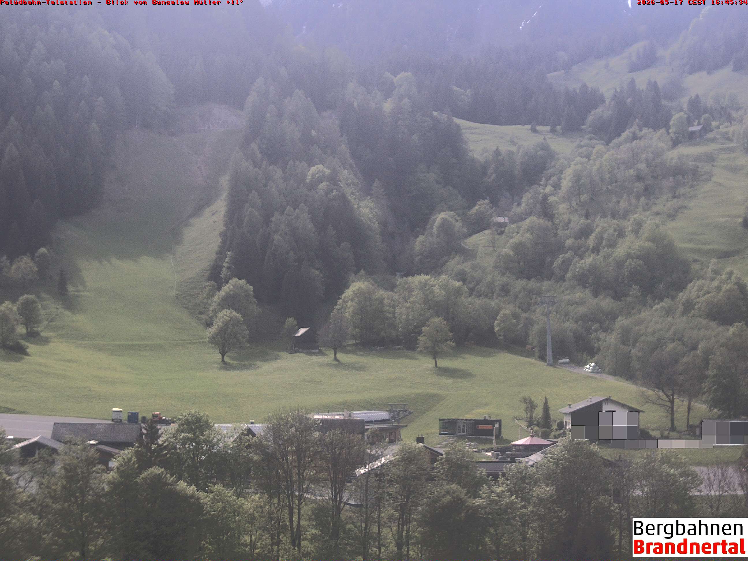 Blick auf Palüdbahn von Bungalow Müller