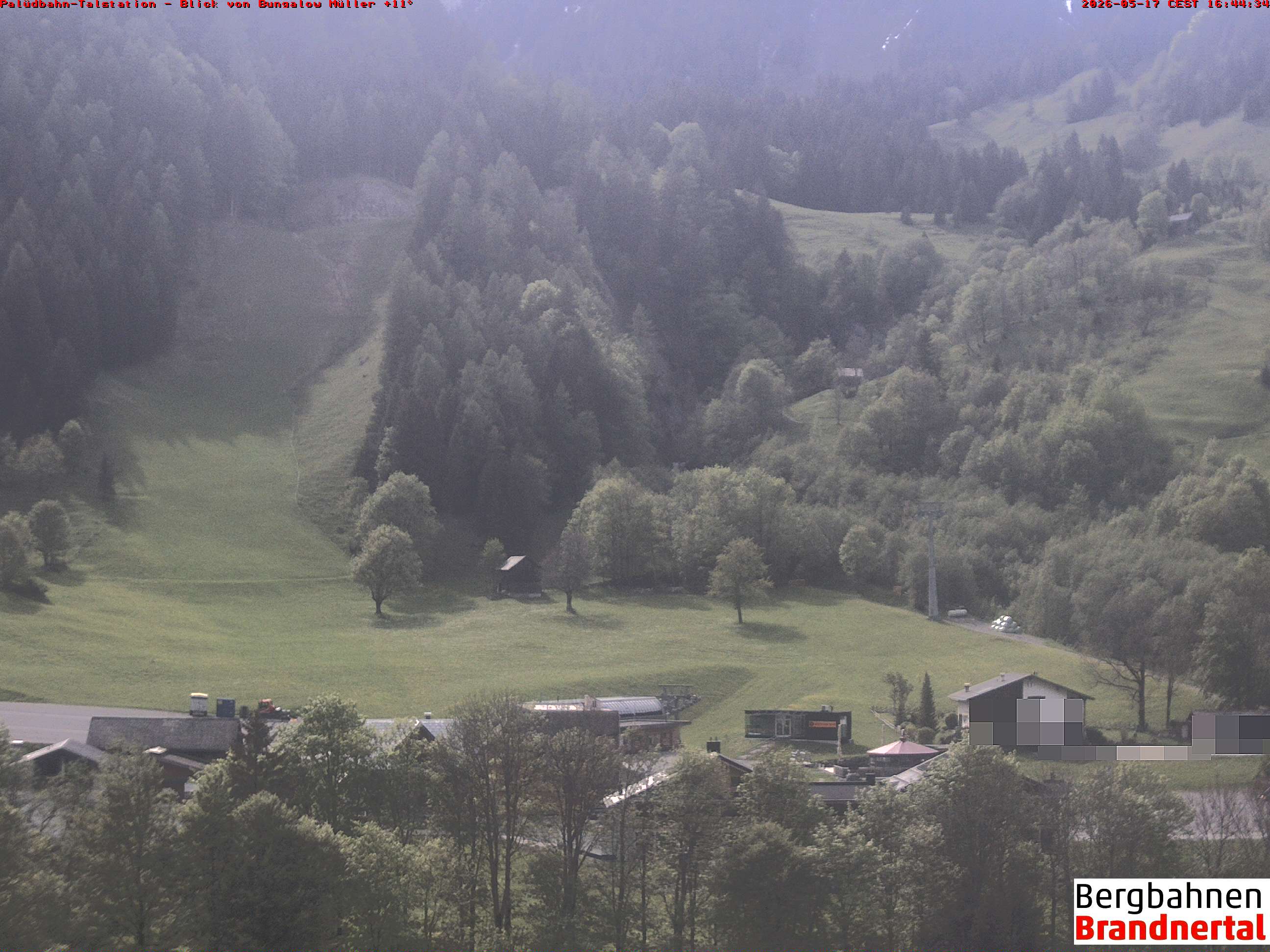 Blick auf Palüdbahn von Bungalow Müller
