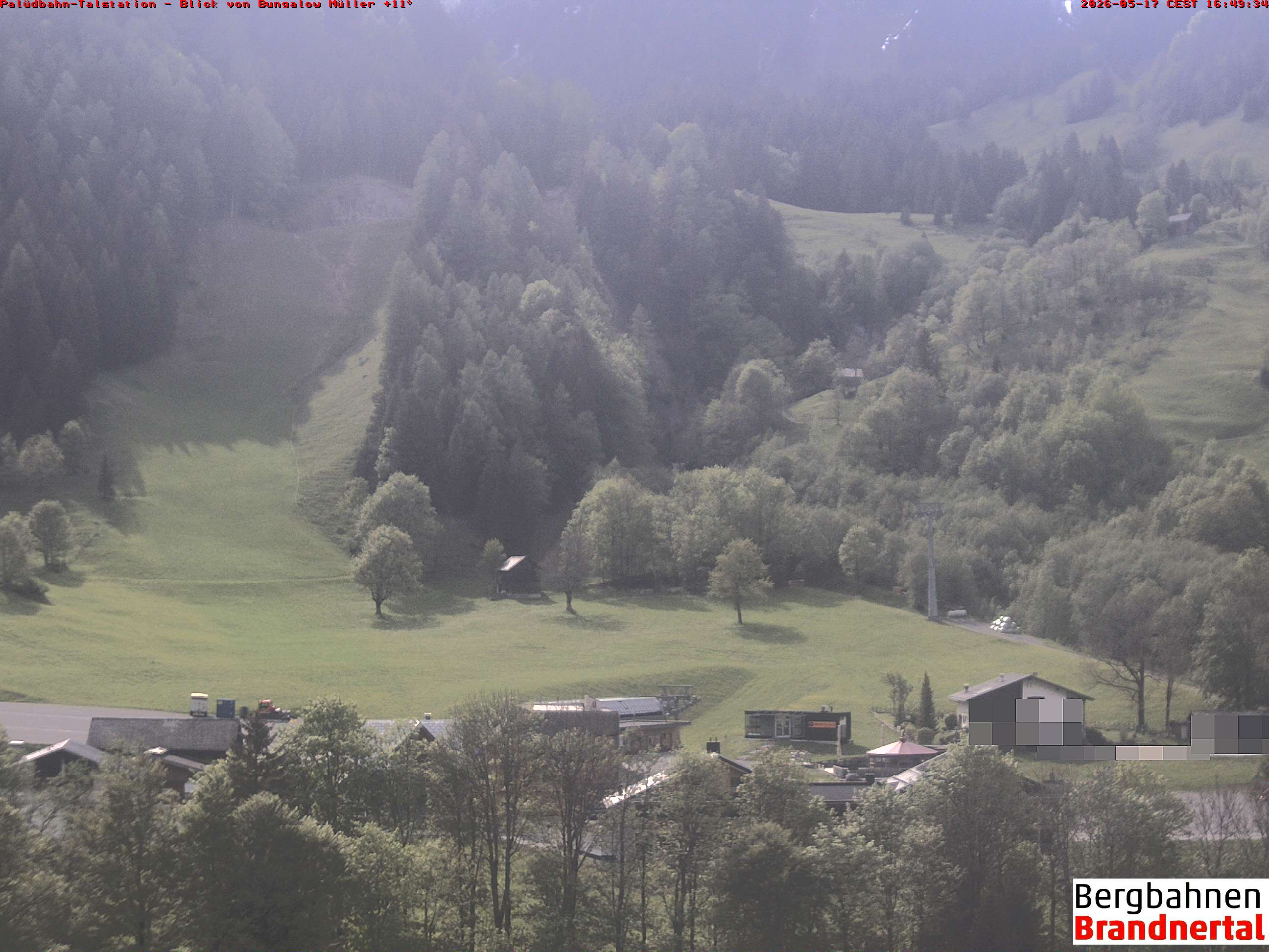 Blick auf Palüdbahn von Bungalow Müller