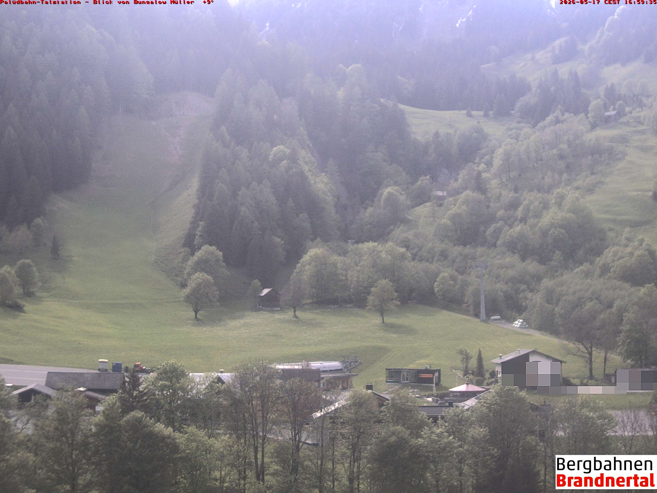Blick auf Palüdbahn von Bungalow Müller