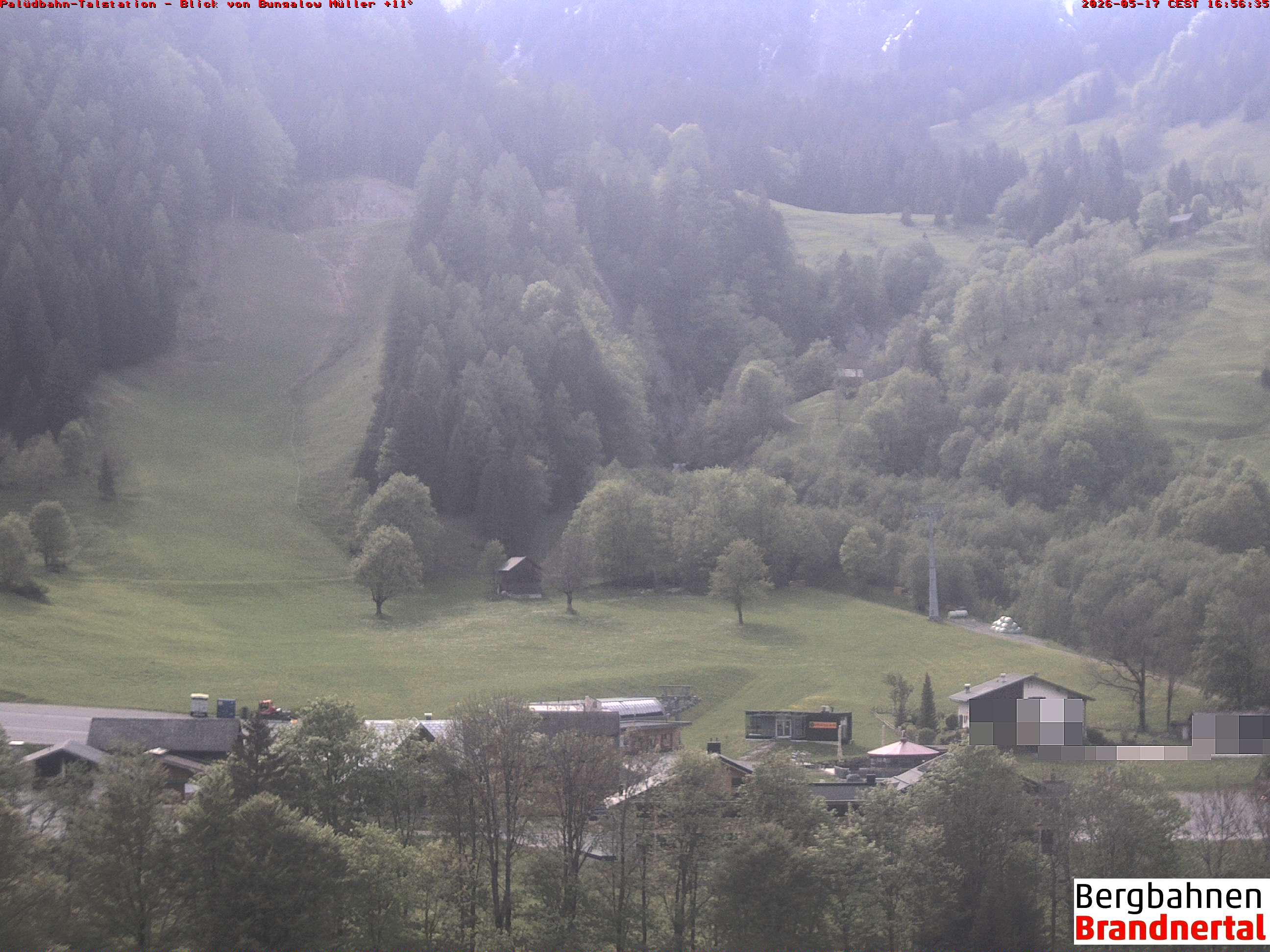 Blick auf Palüdbahn von Bungalow Müller