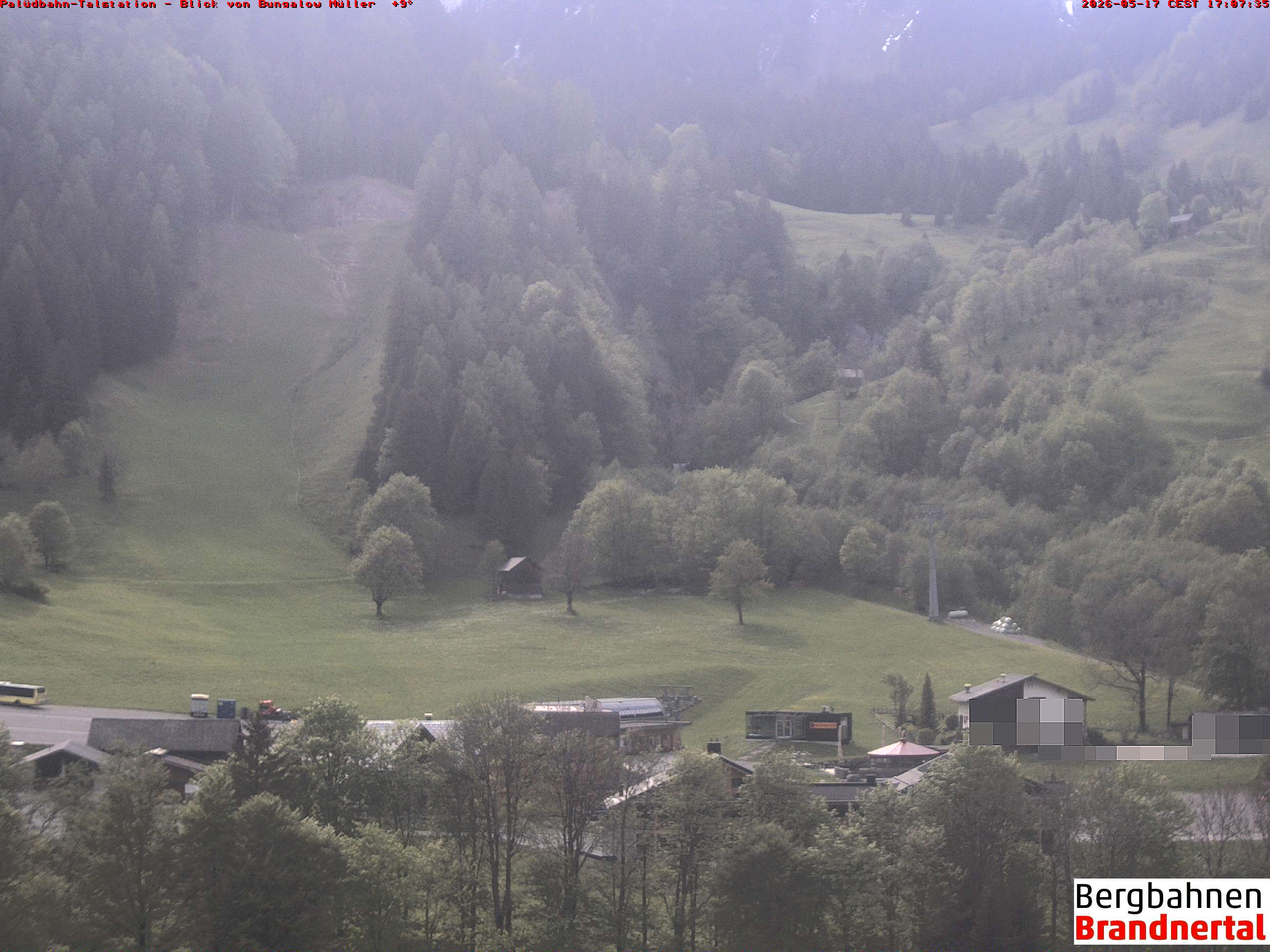 Blick auf Palüdbahn von Bungalow Müller