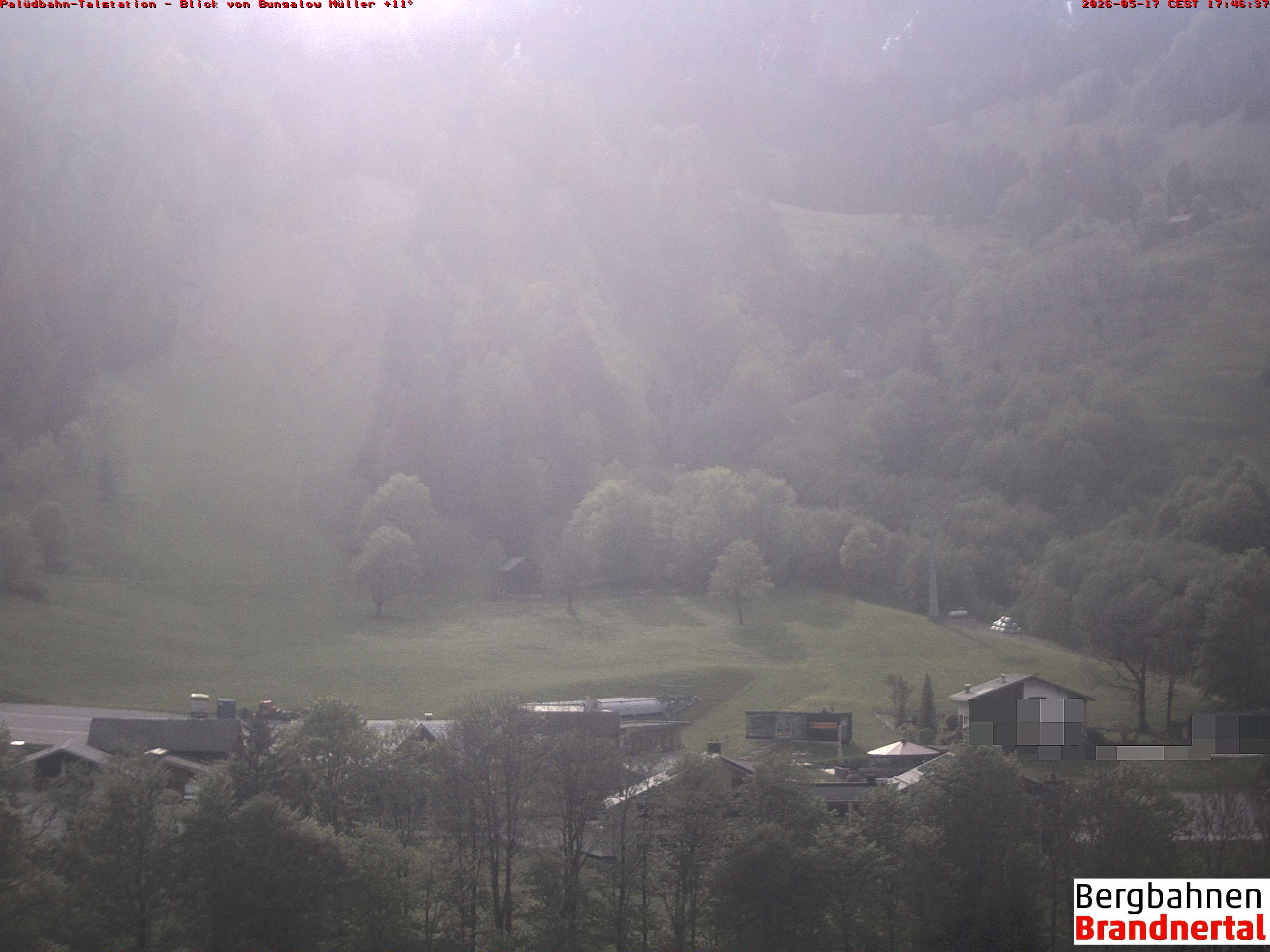 Blick auf Palüdbahn von Bungalow Müller