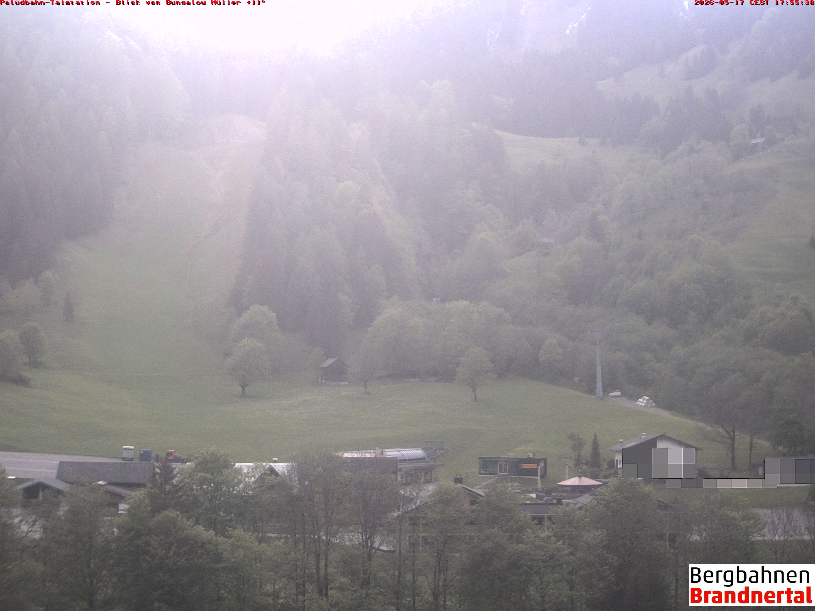 Blick auf Palüdbahn von Bungalow Müller