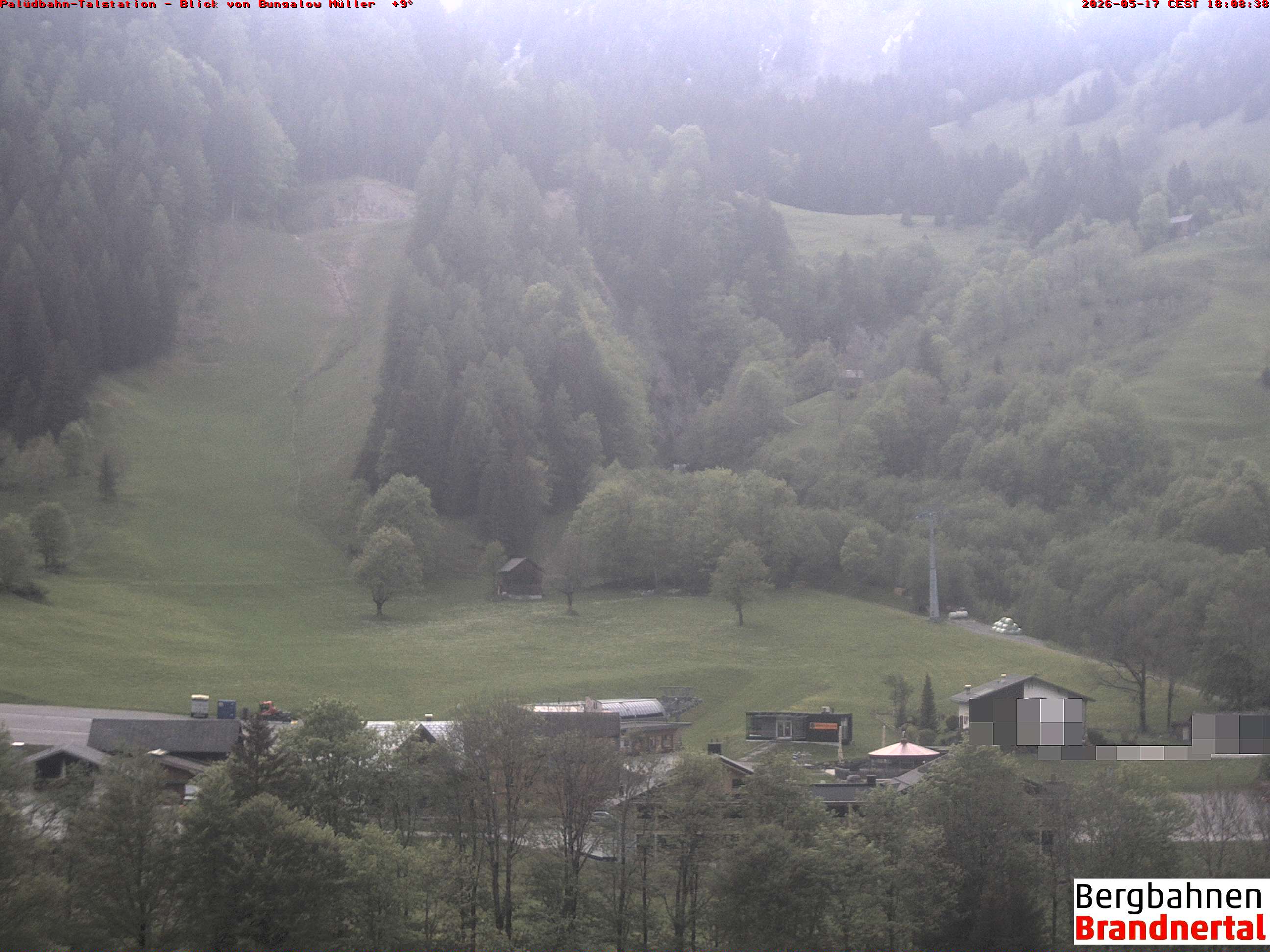 Blick auf Palüdbahn von Bungalow Müller