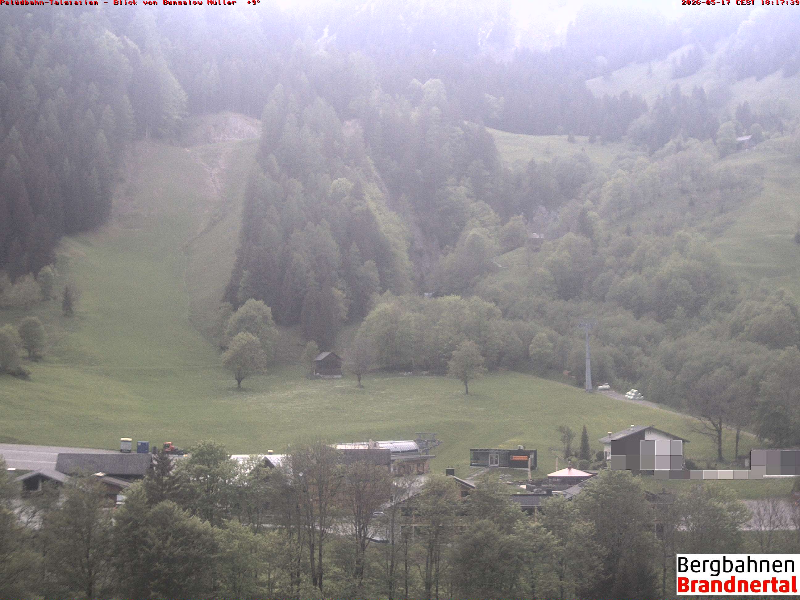 Blick auf Palüdbahn von Bungalow Müller