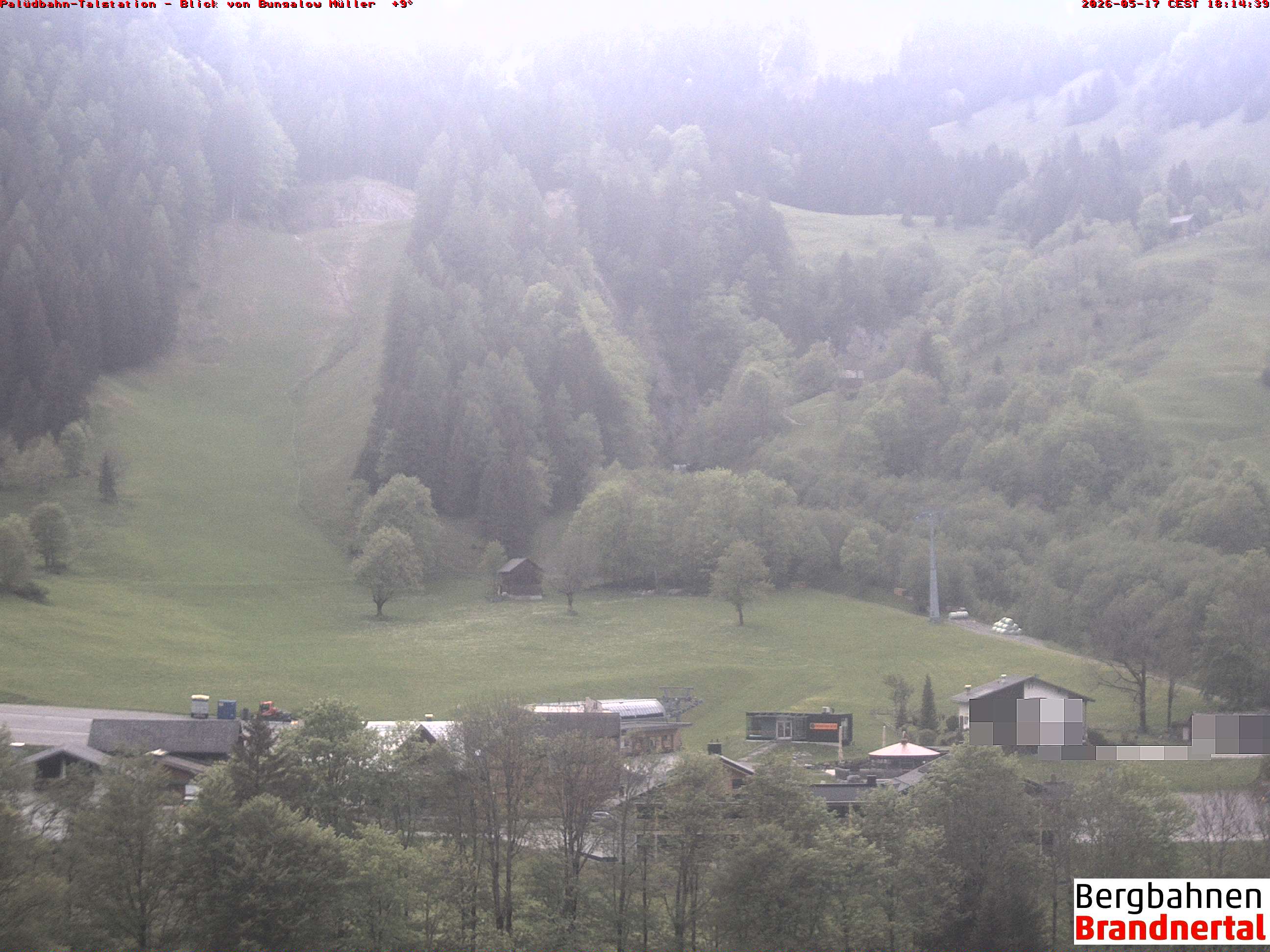 Blick auf Palüdbahn von Bungalow Müller