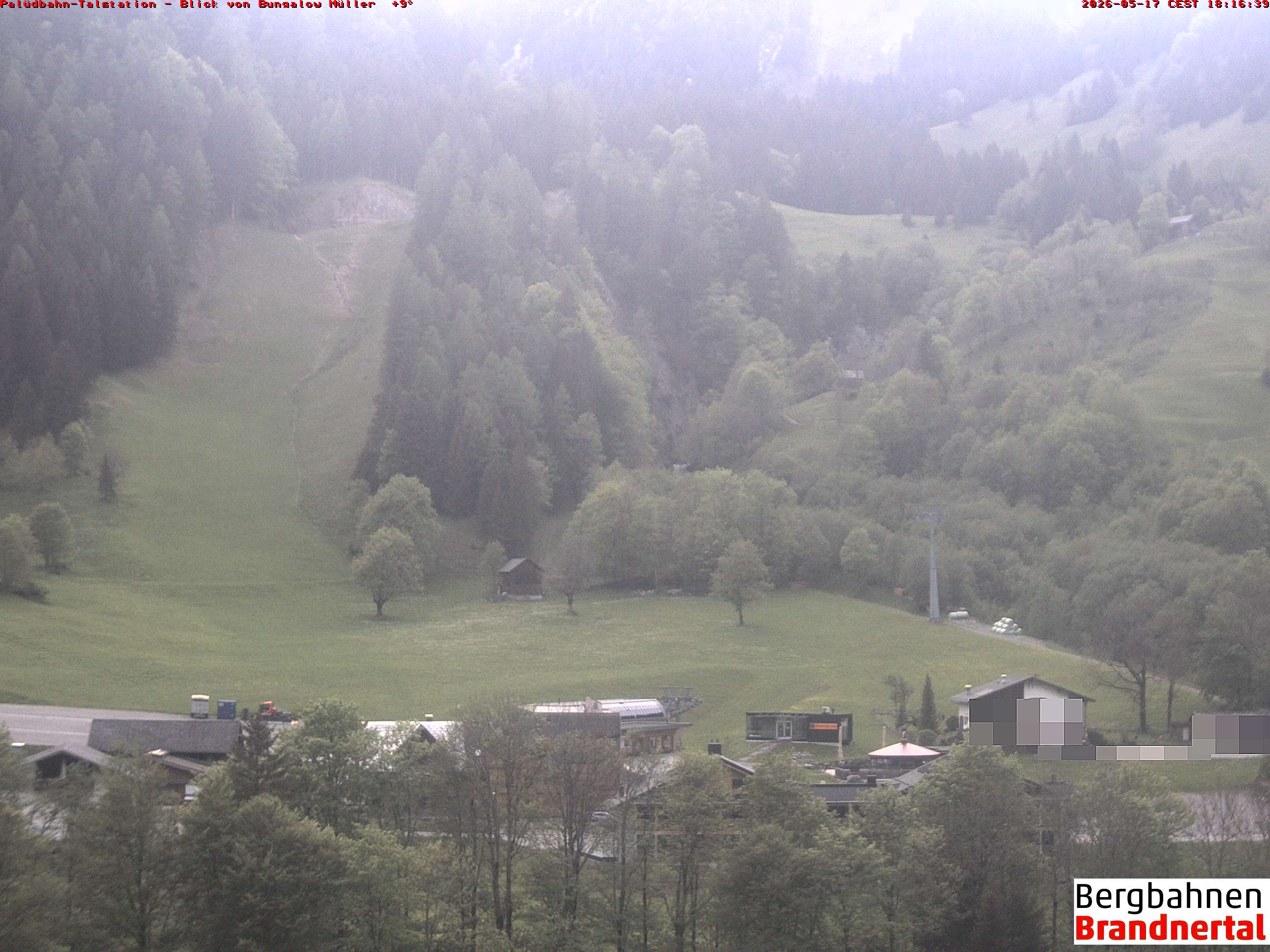Blick auf Palüdbahn von Bungalow Müller
