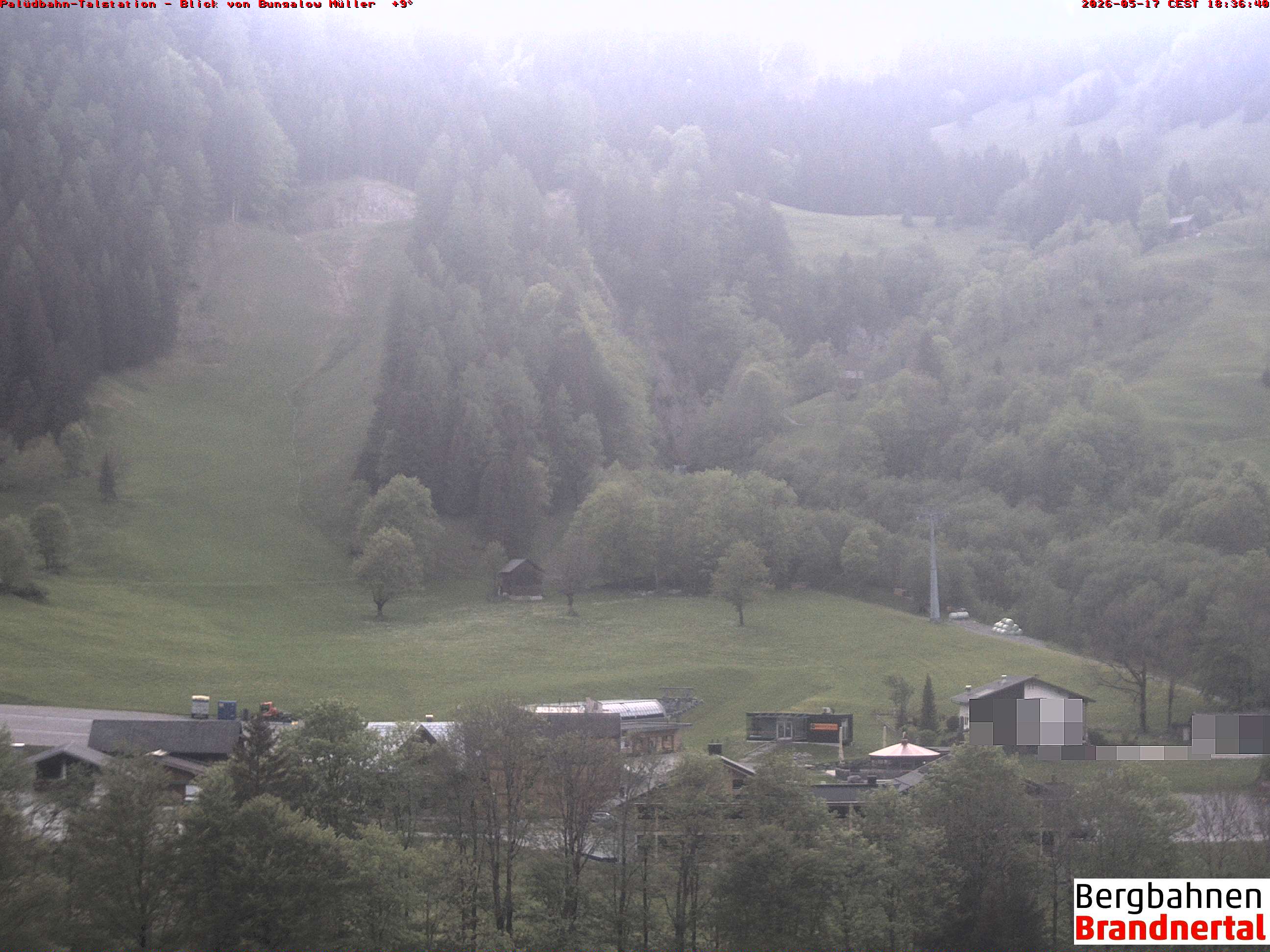 Blick auf Palüdbahn von Bungalow Müller