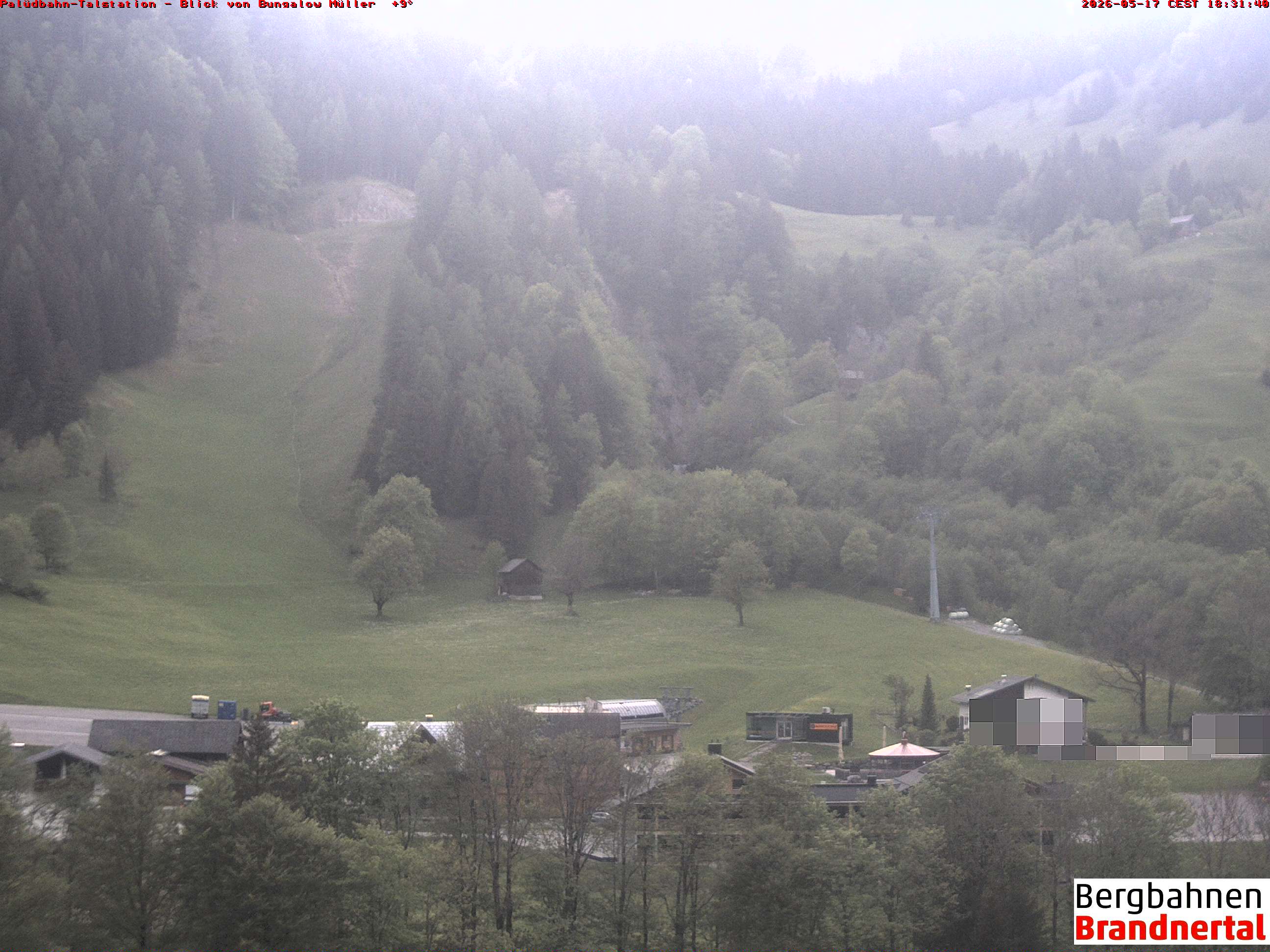 Blick auf Palüdbahn von Bungalow Müller