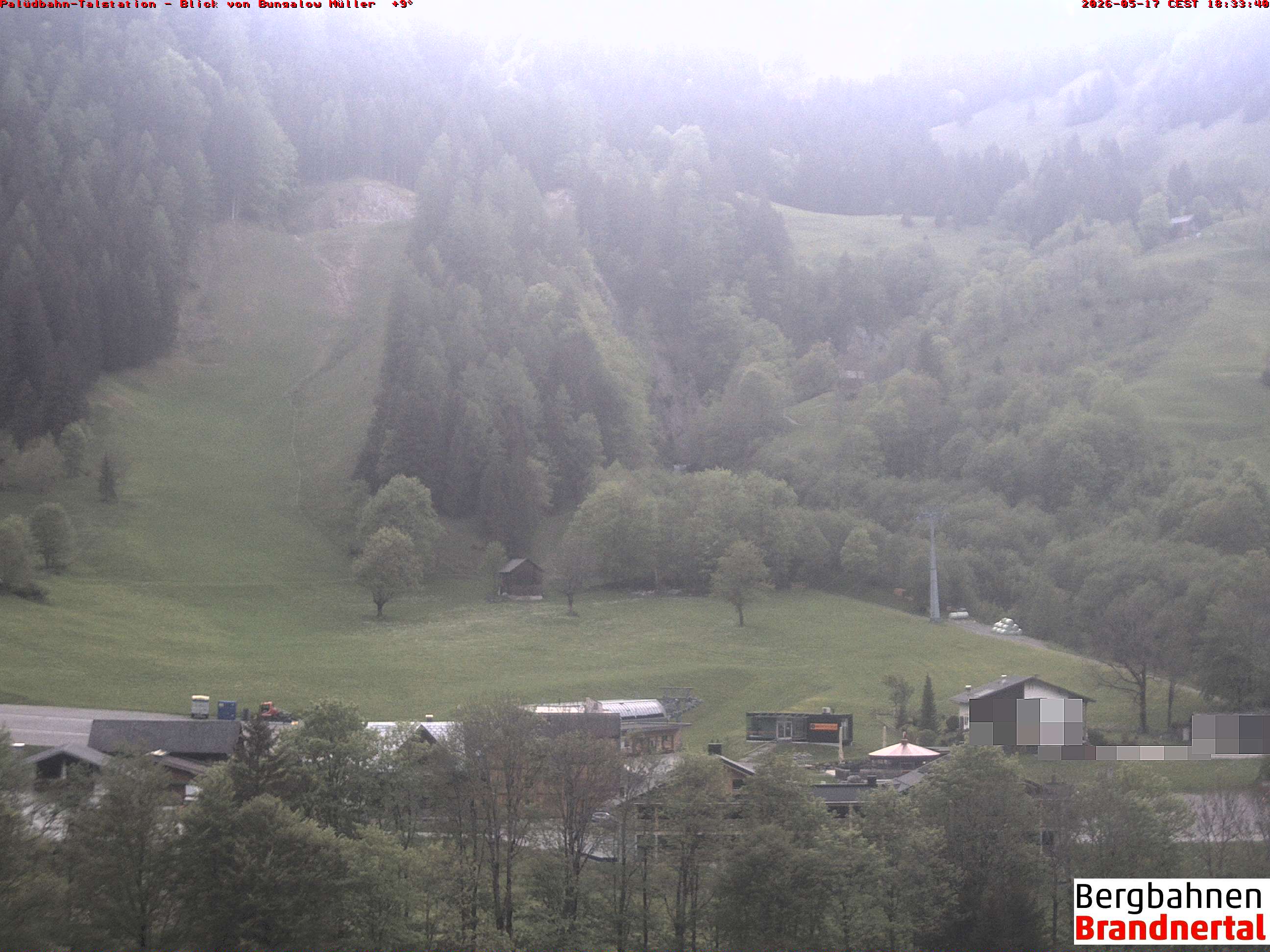 Blick auf Palüdbahn von Bungalow Müller