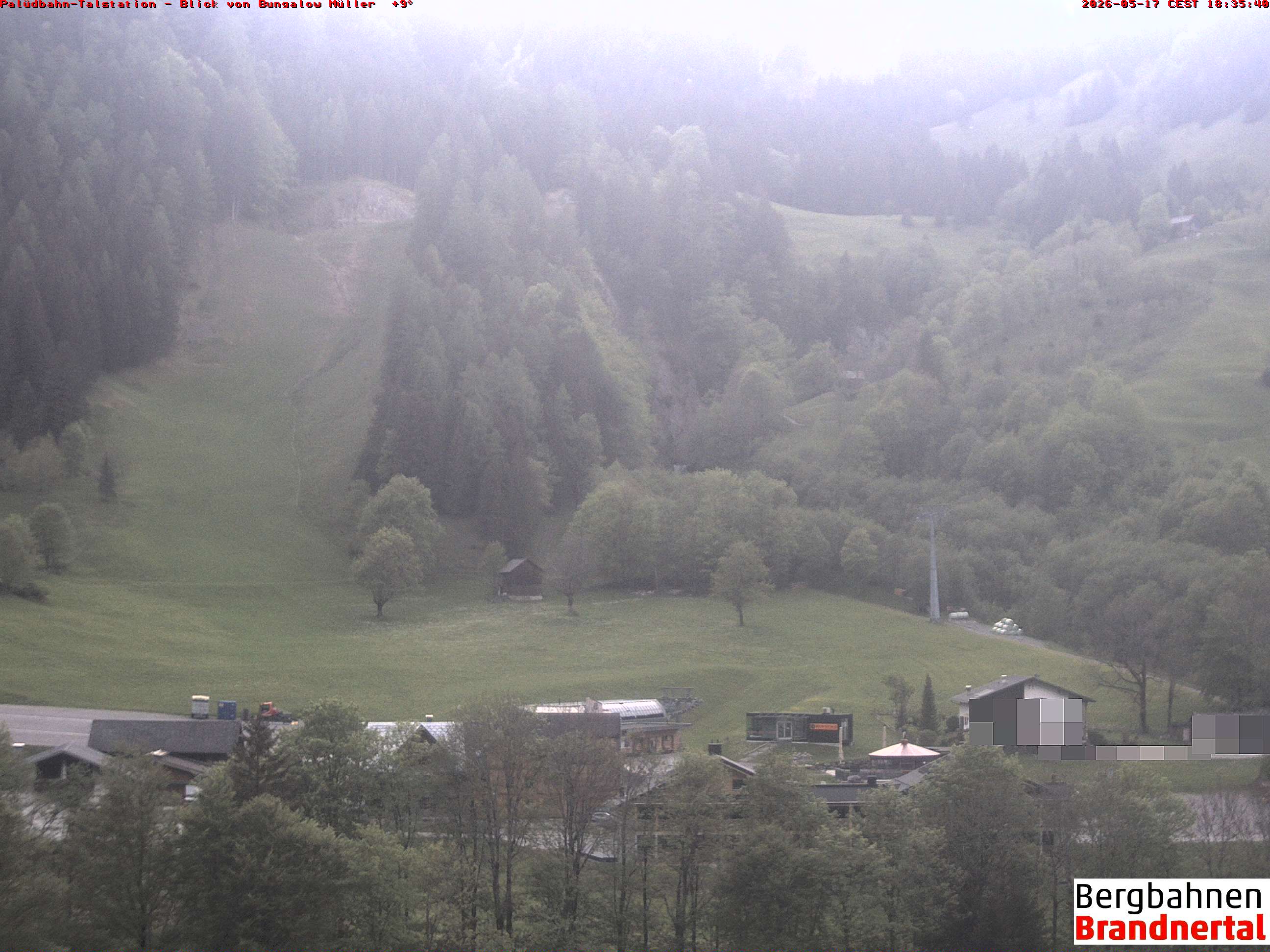 Blick auf Palüdbahn von Bungalow Müller