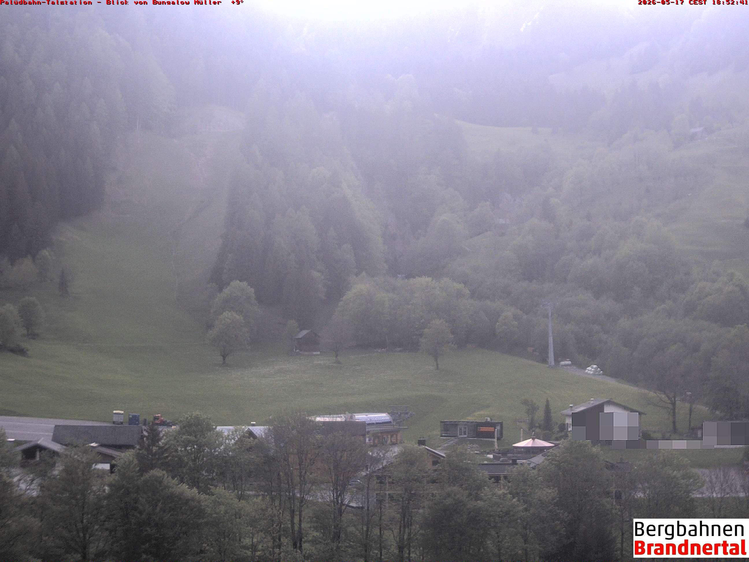 Blick auf Palüdbahn von Bungalow Müller