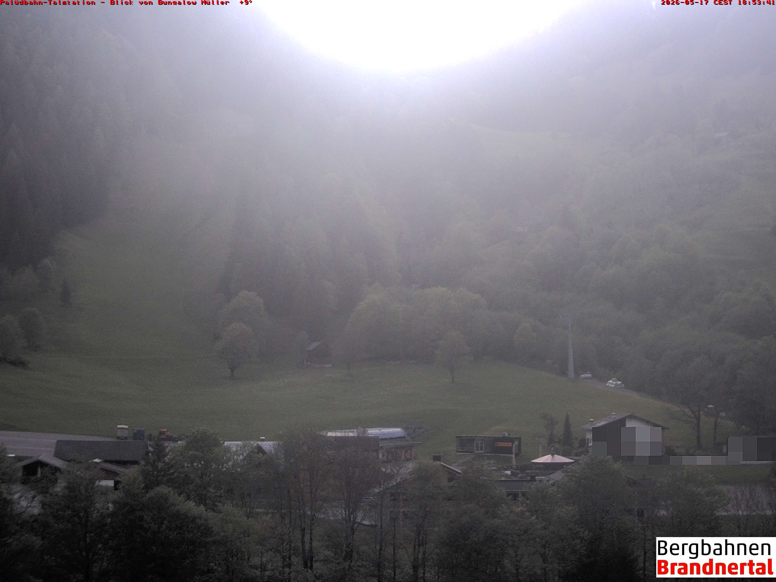 Blick auf Palüdbahn von Bungalow Müller