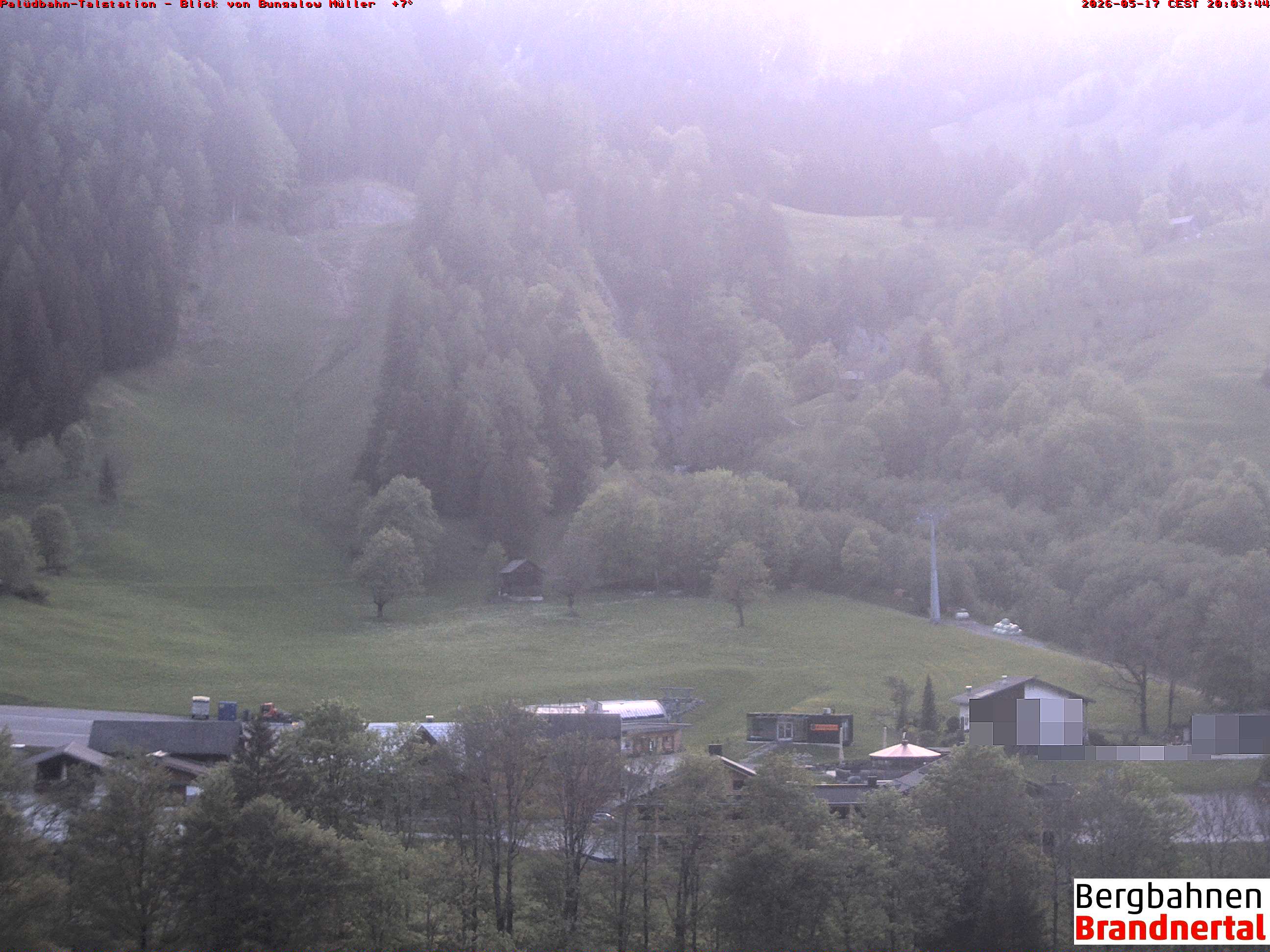 Blick auf Palüdbahn von Bungalow Müller