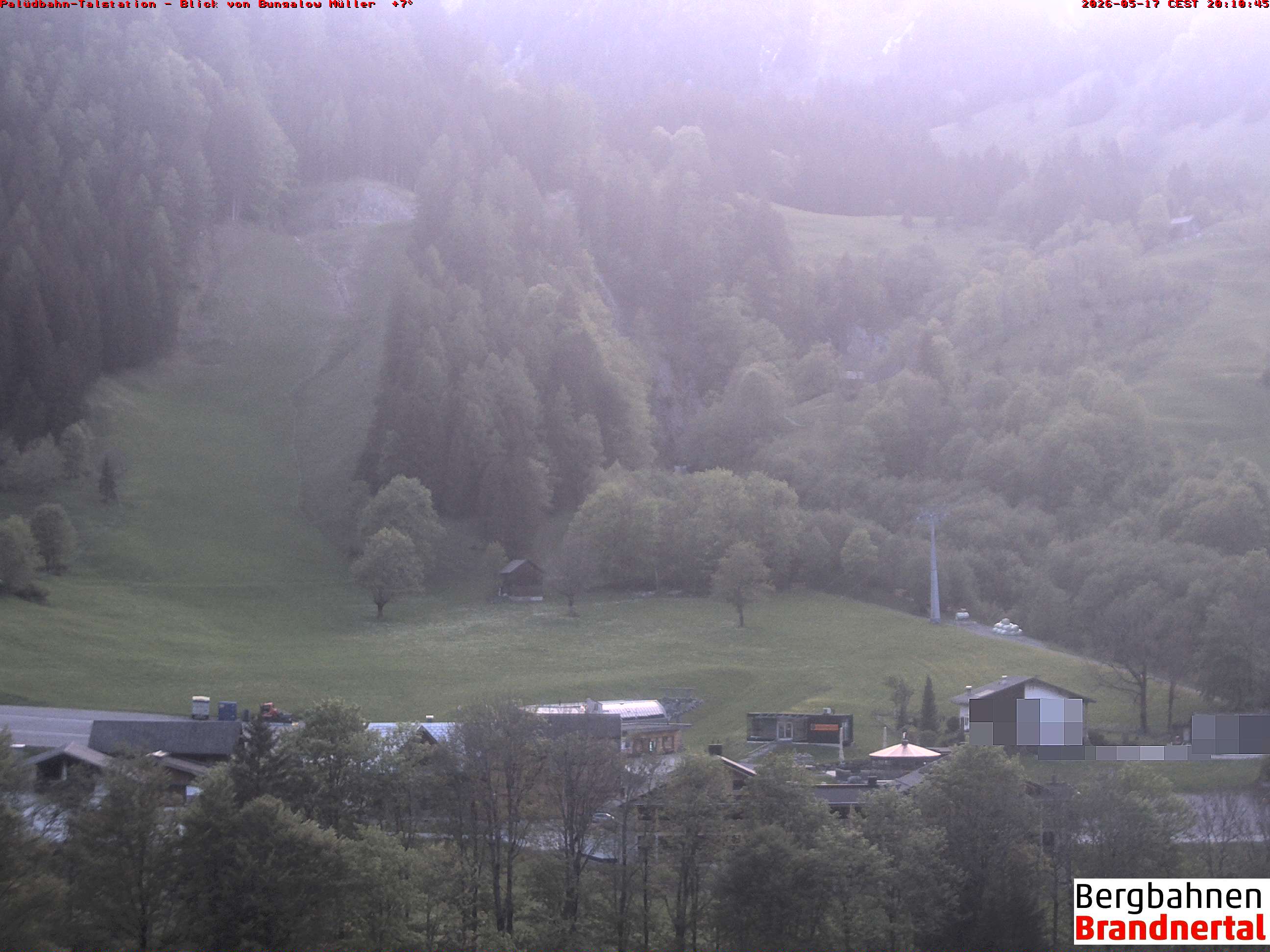 Blick auf Palüdbahn von Bungalow Müller