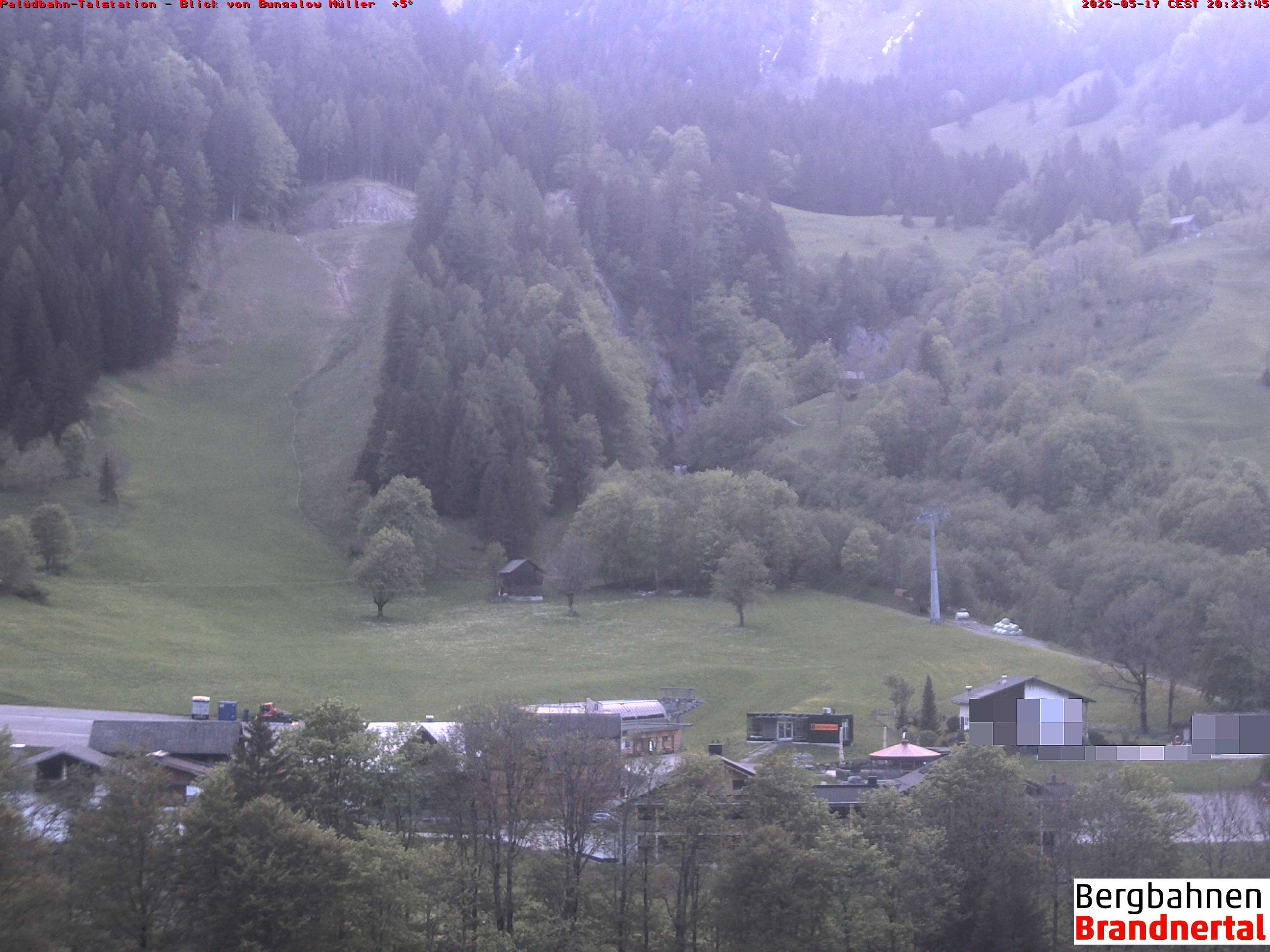 Blick auf Palüdbahn von Bungalow Müller