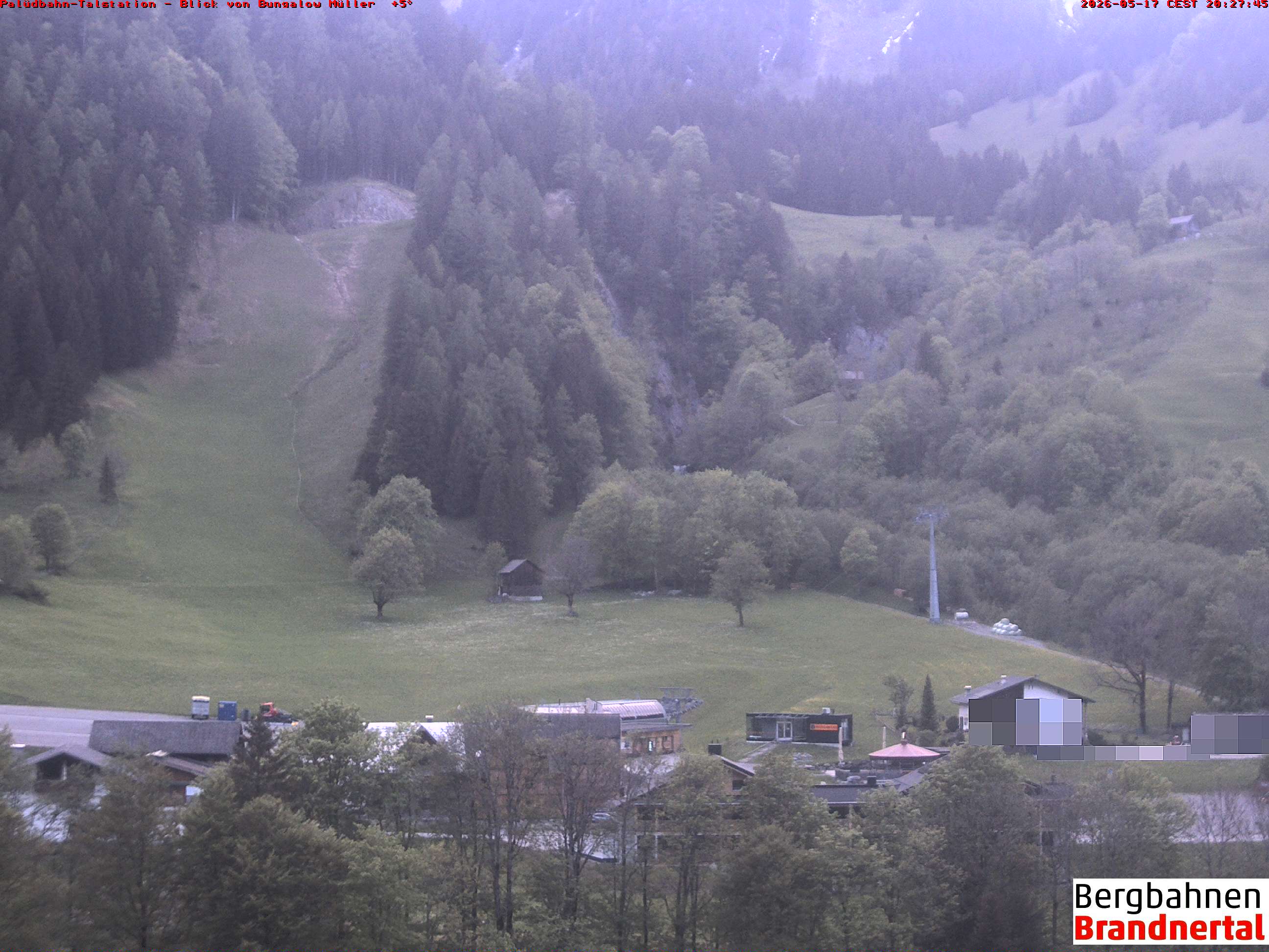 Blick auf Palüdbahn von Bungalow Müller