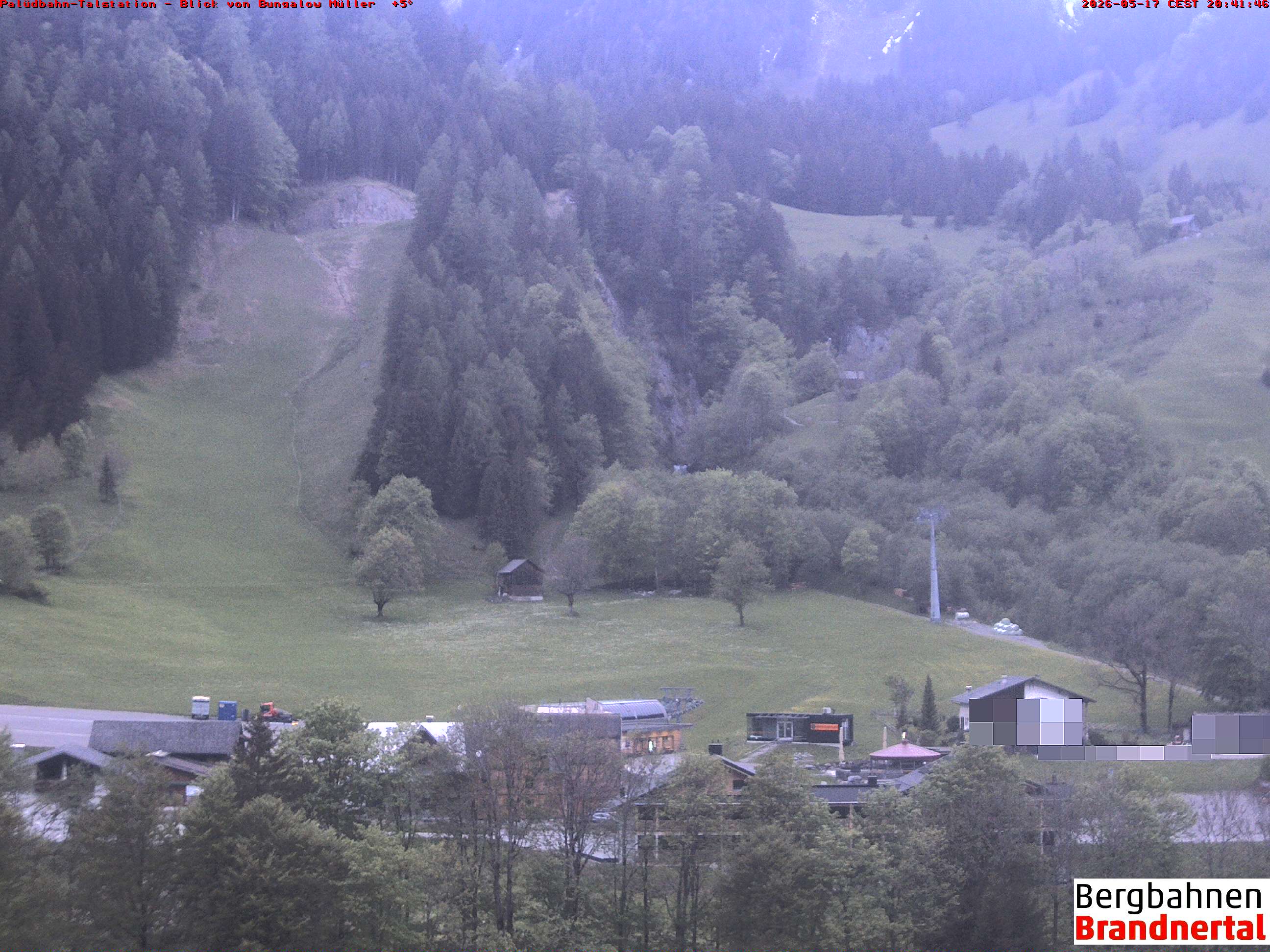 Blick auf Palüdbahn von Bungalow Müller