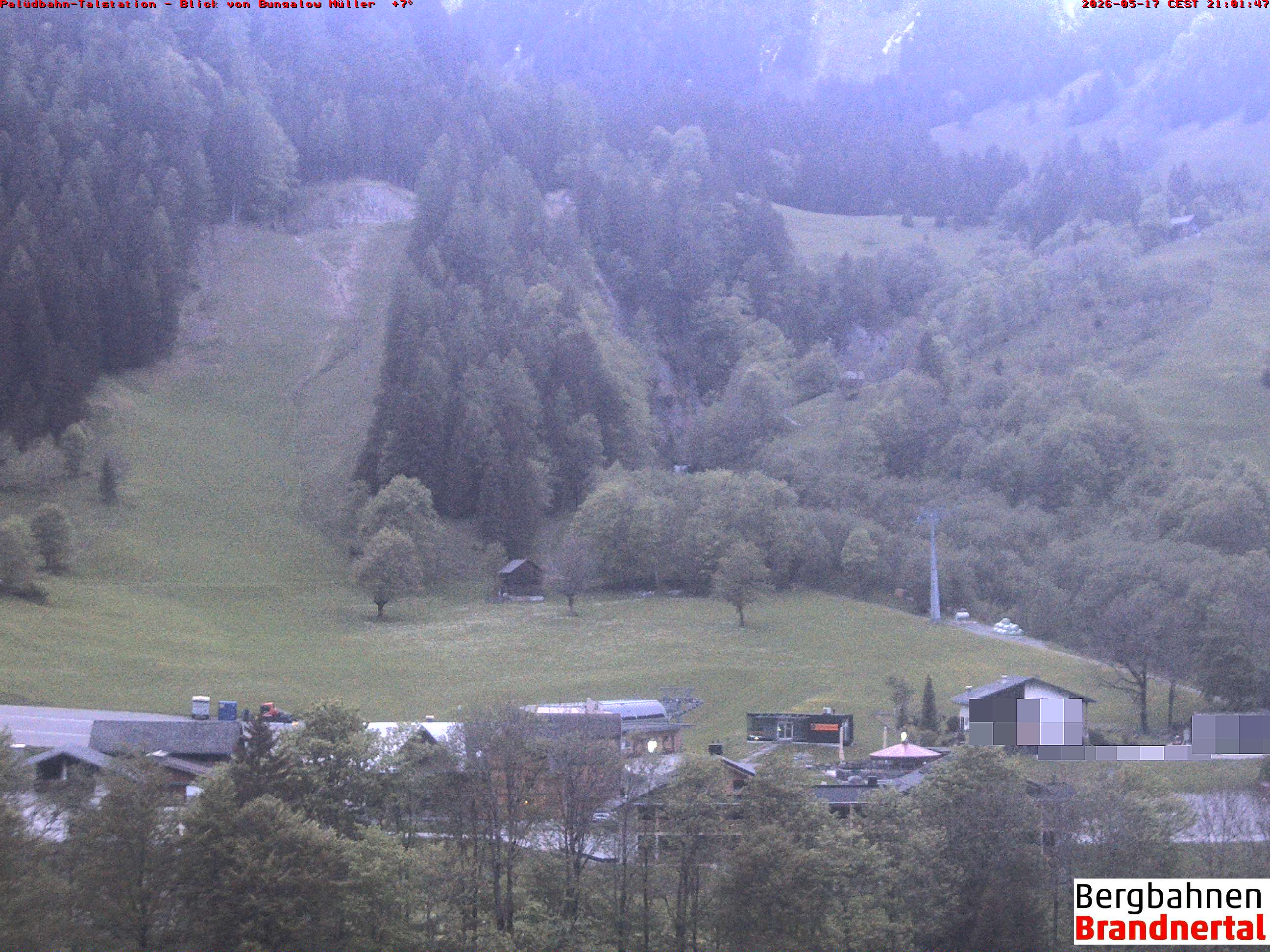 Blick auf Palüdbahn von Bungalow Müller