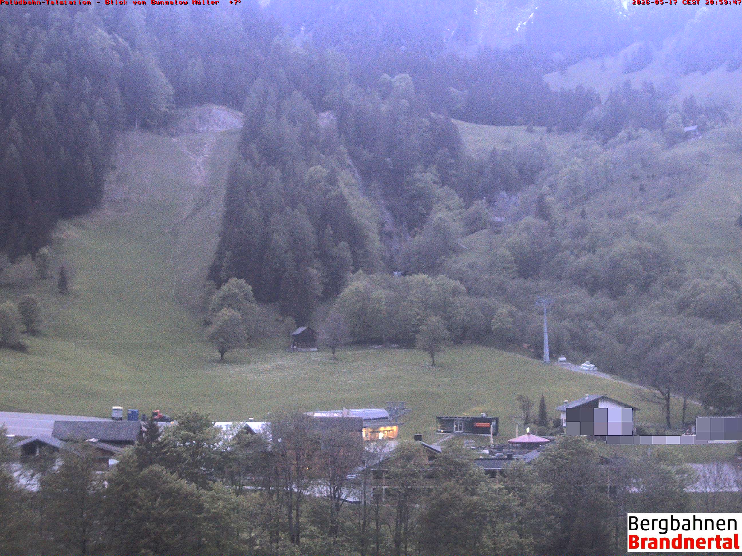 Blick auf Palüdbahn von Bungalow Müller