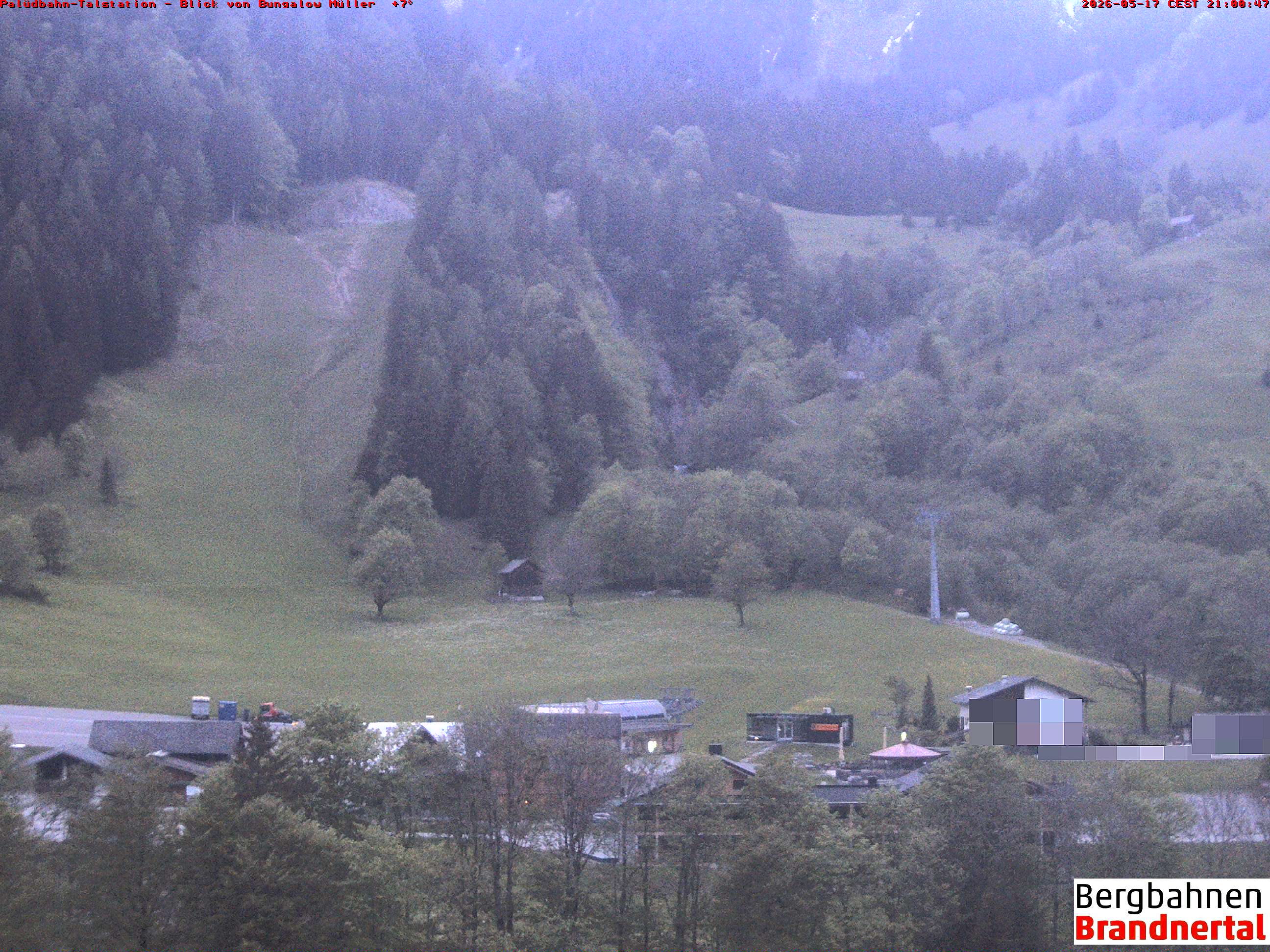 Blick auf Palüdbahn von Bungalow Müller