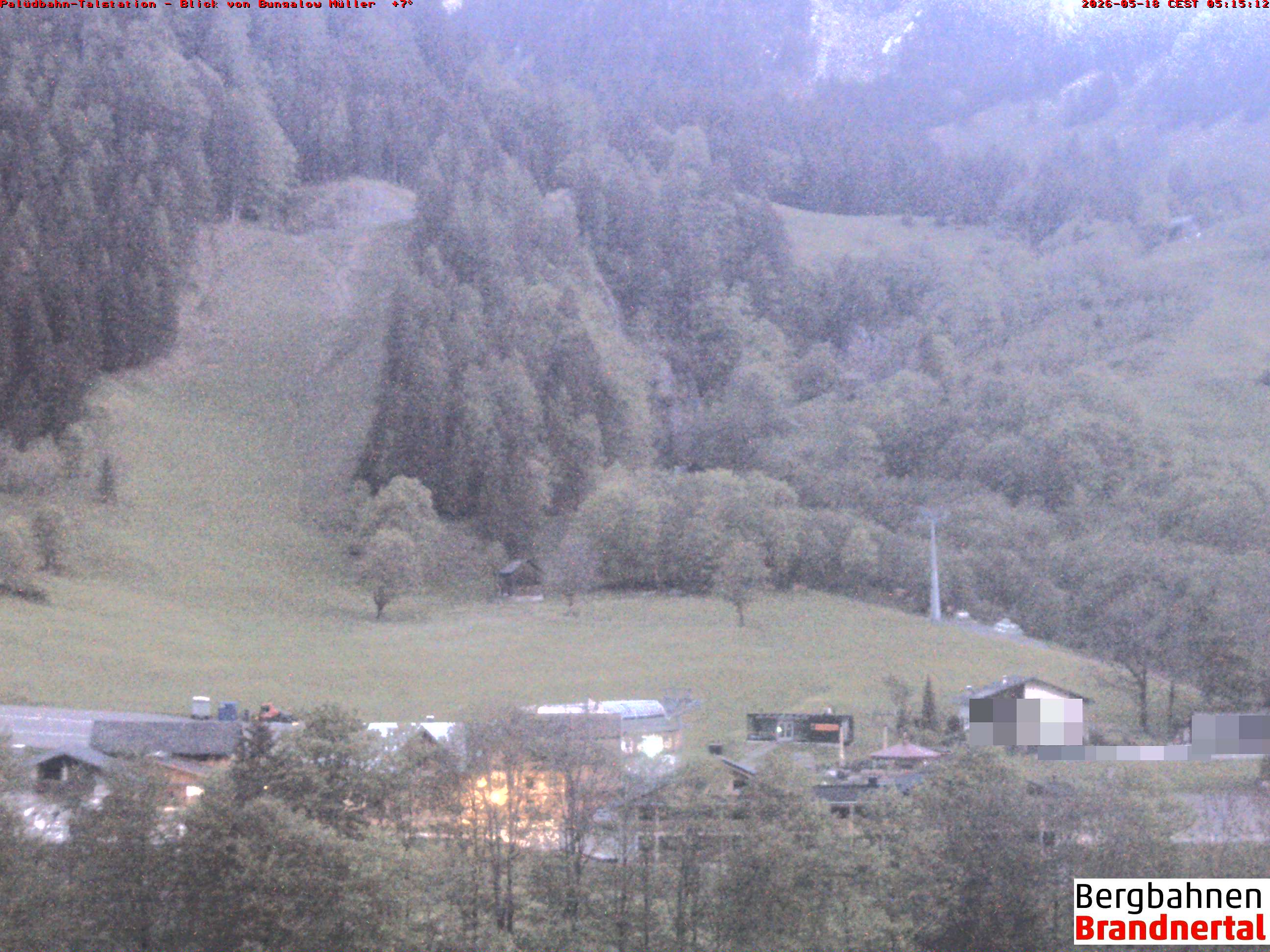 Blick auf Palüdbahn von Bungalow Müller