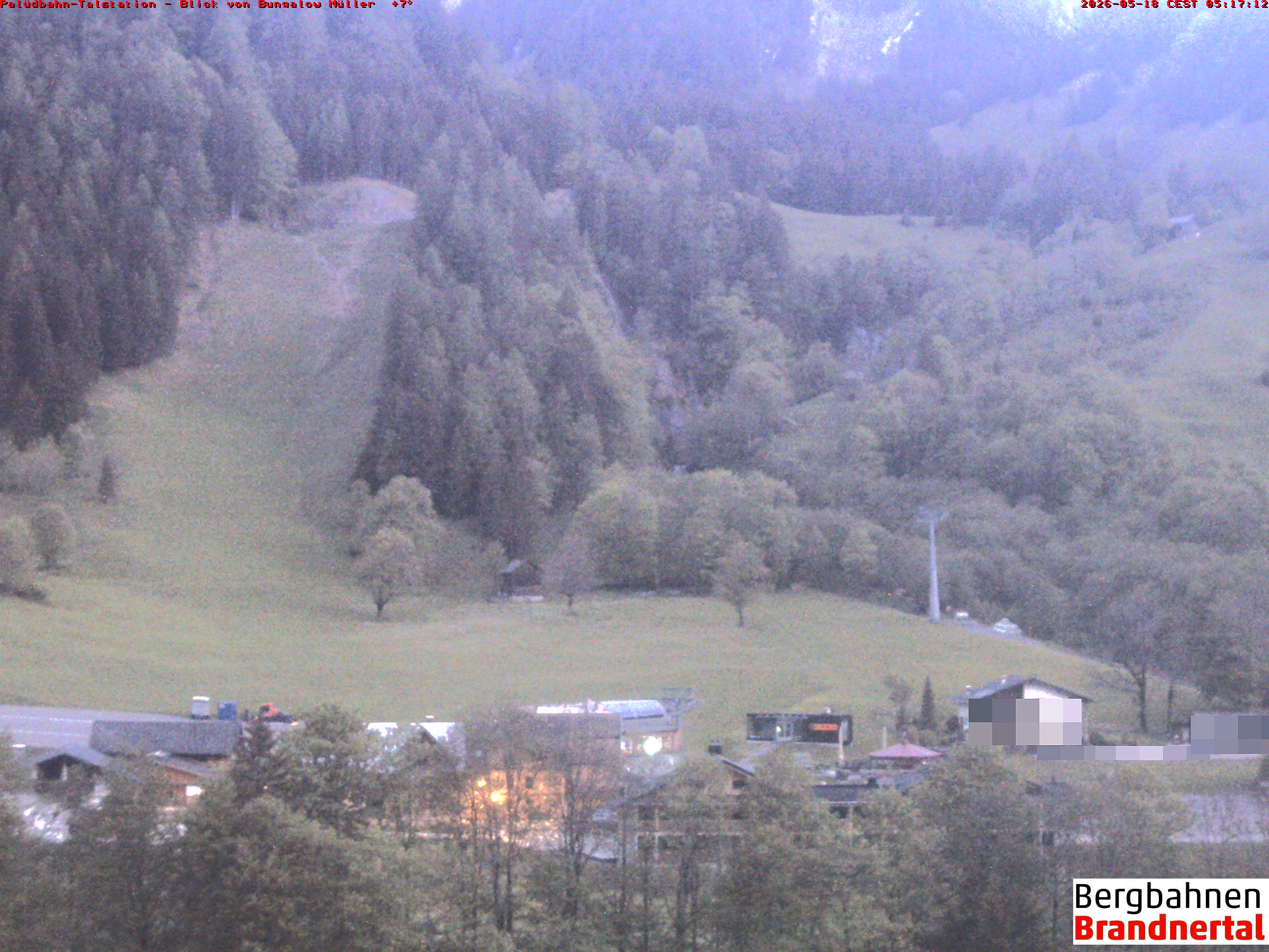 Blick auf Palüdbahn von Bungalow Müller