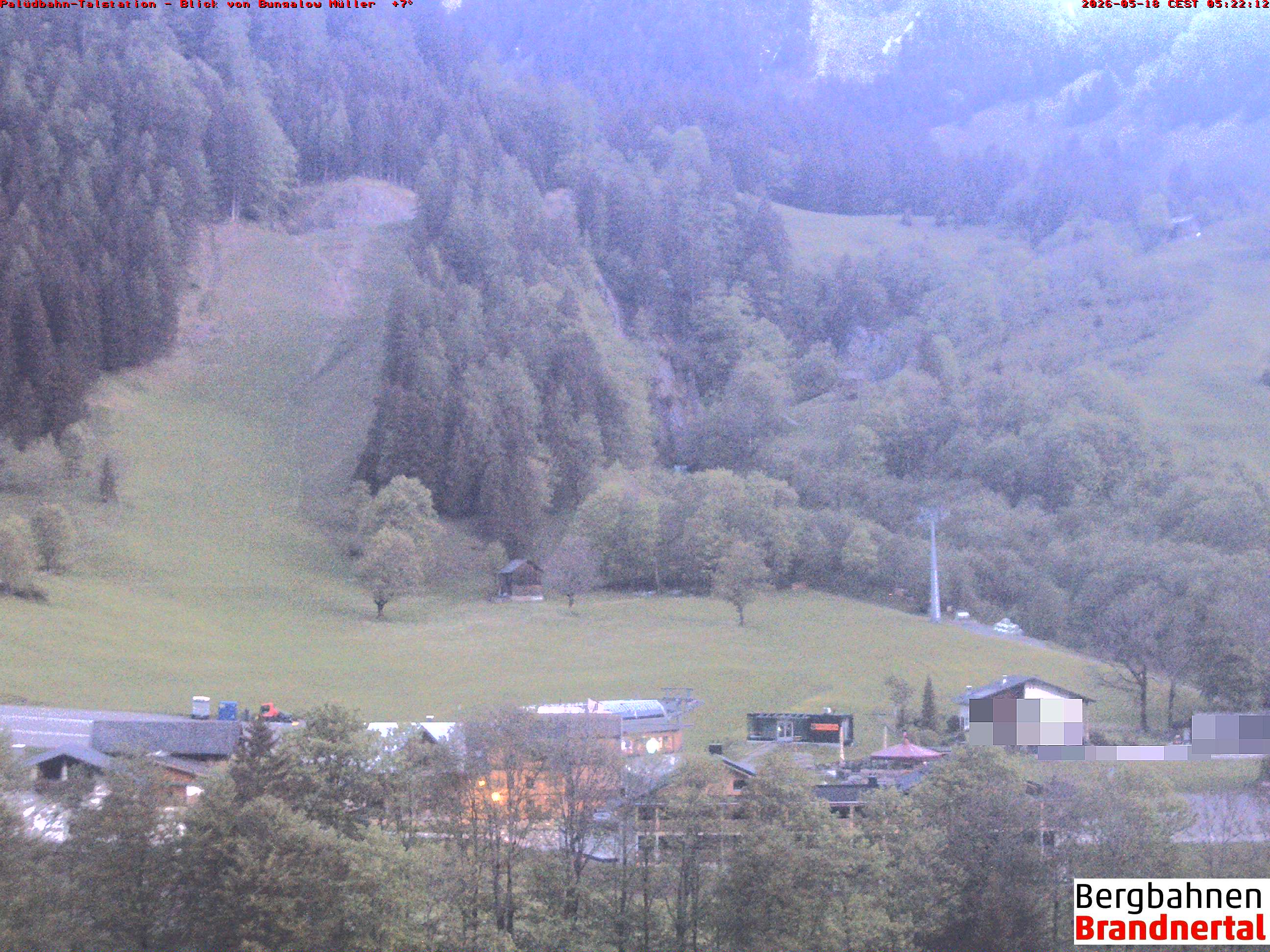 Blick auf Palüdbahn von Bungalow Müller