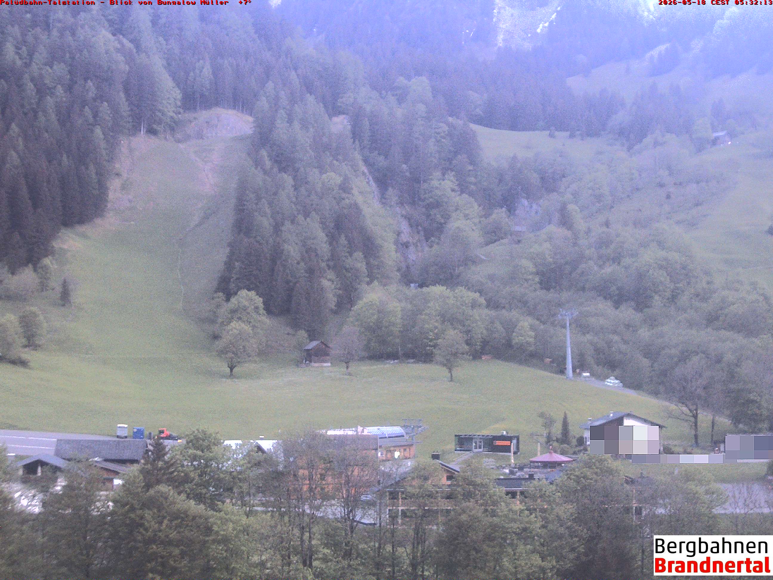 Blick auf Palüdbahn von Bungalow Müller