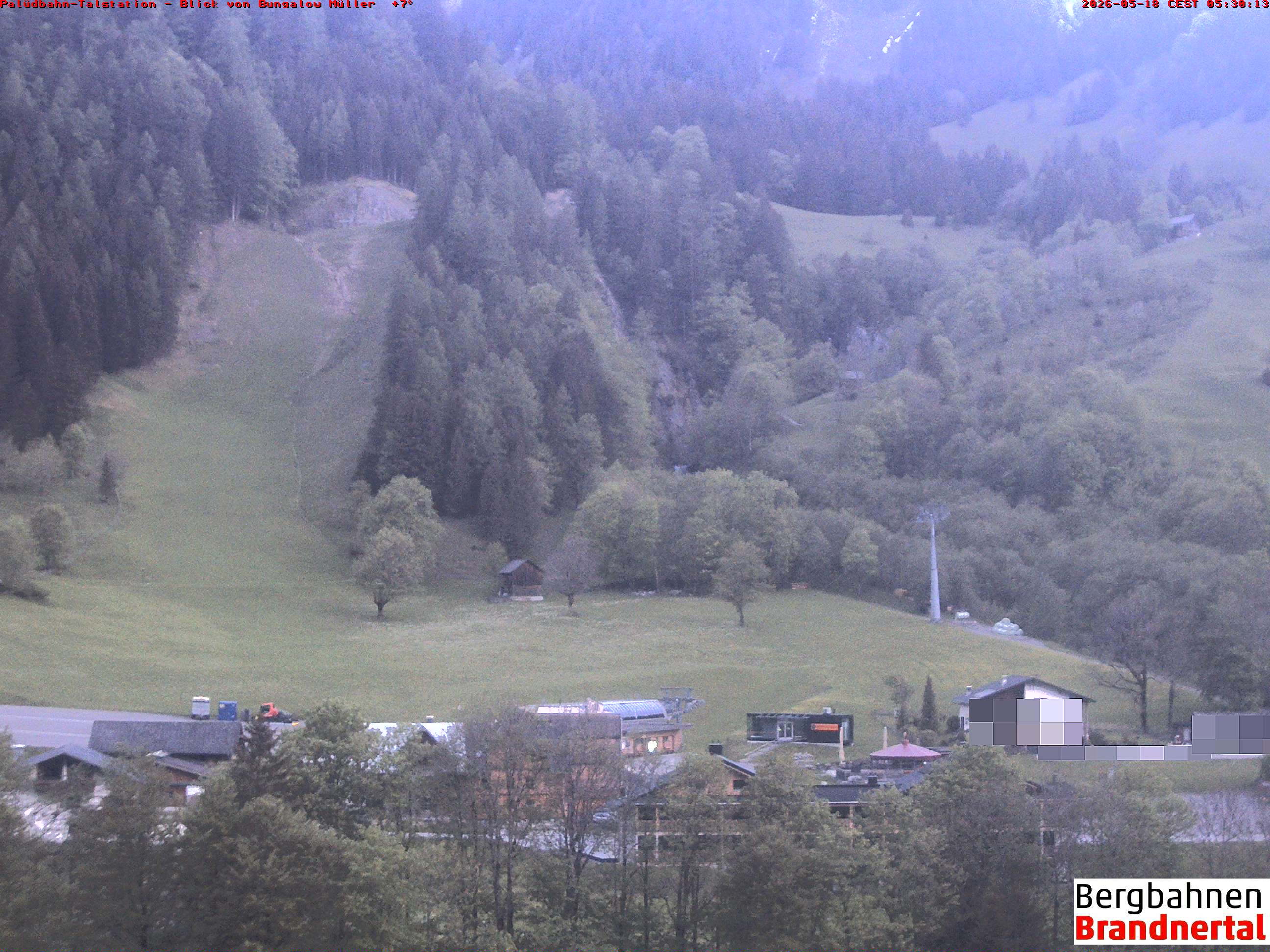 Blick auf Palüdbahn von Bungalow Müller