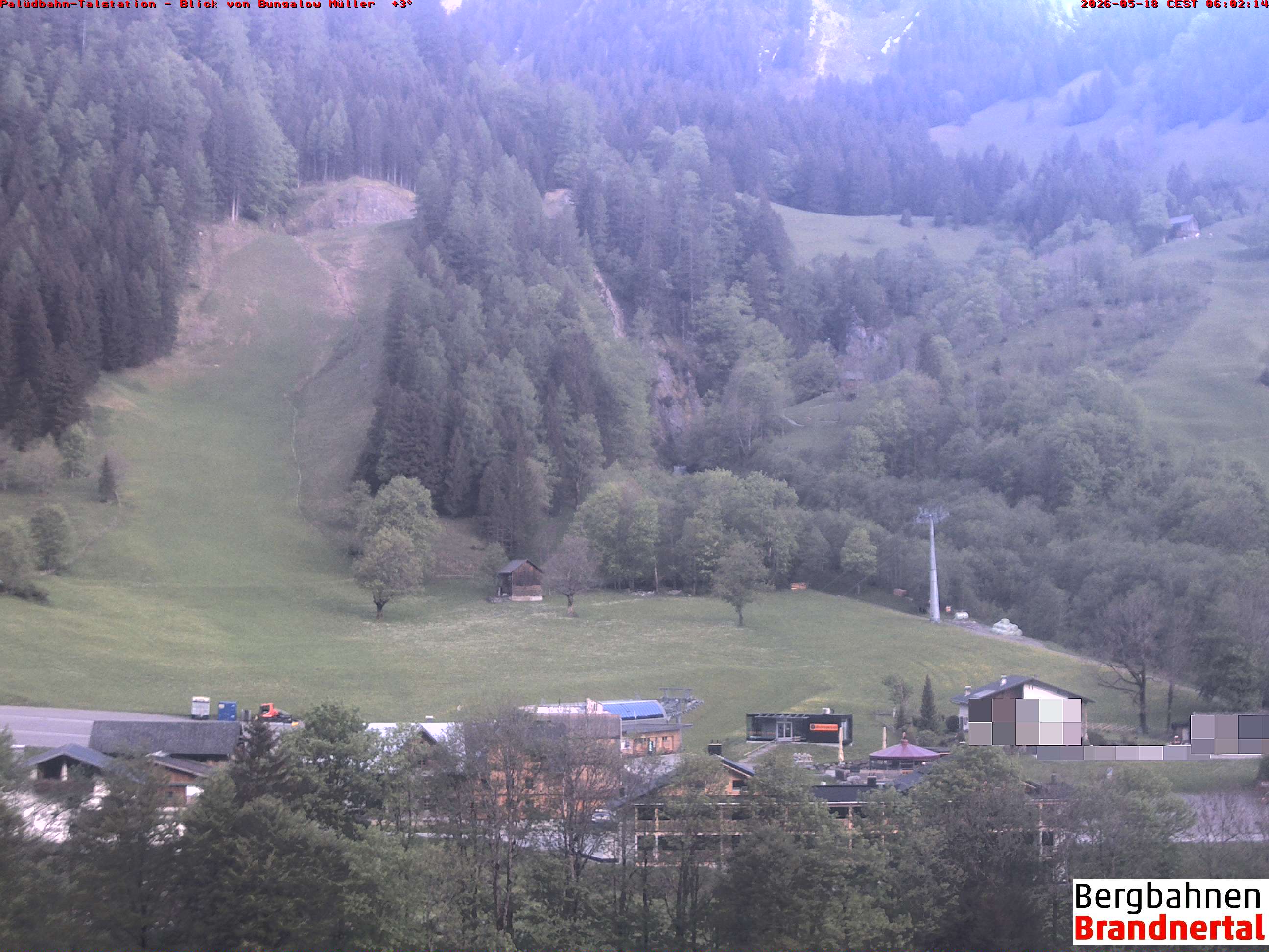 Blick auf Palüdbahn von Bungalow Müller