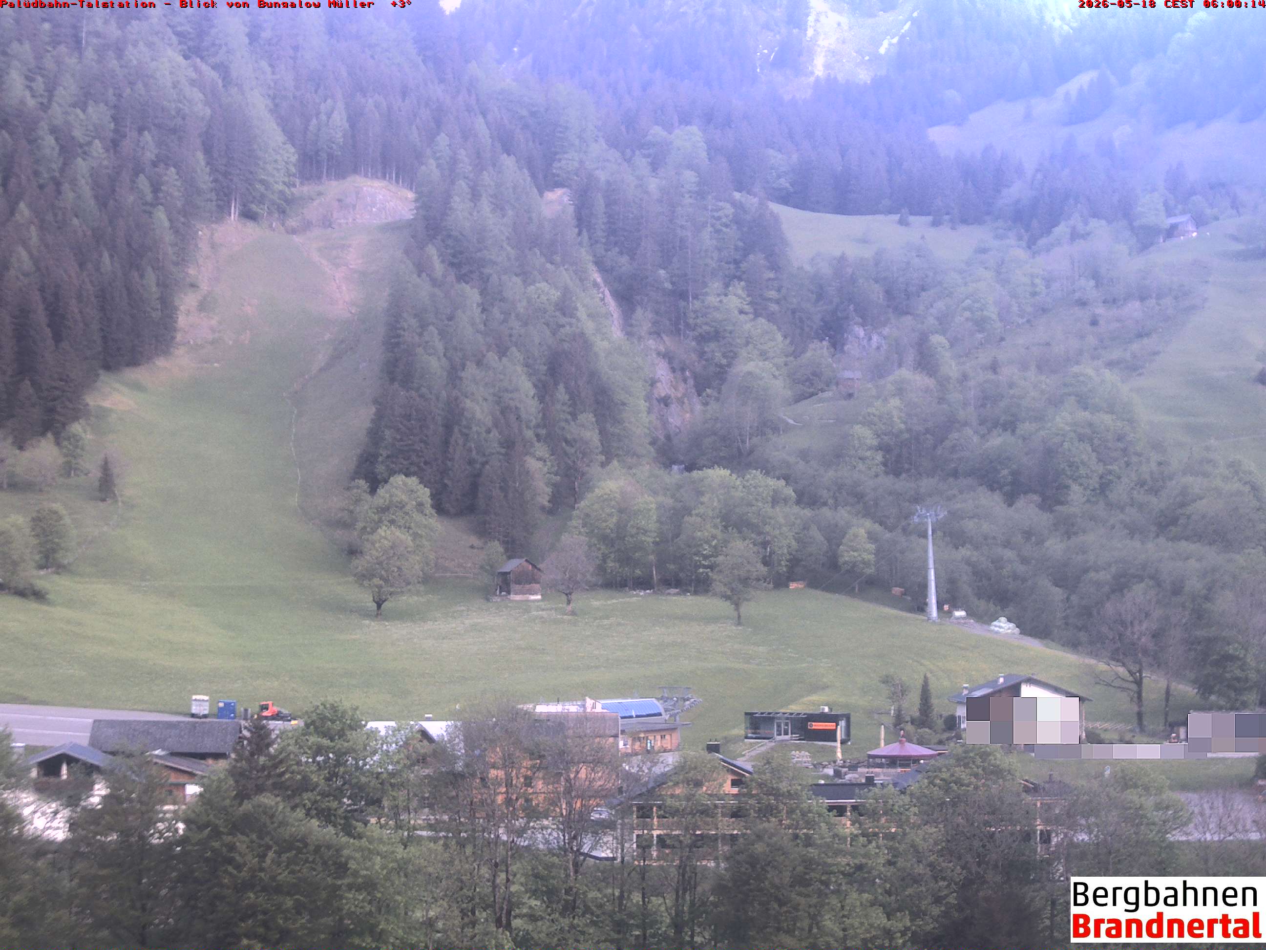 Blick auf Palüdbahn von Bungalow Müller