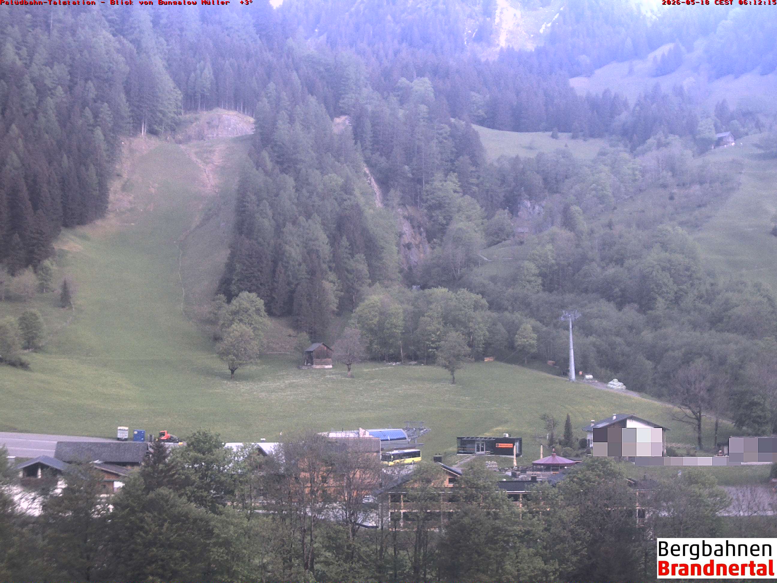 Blick auf Palüdbahn von Bungalow Müller