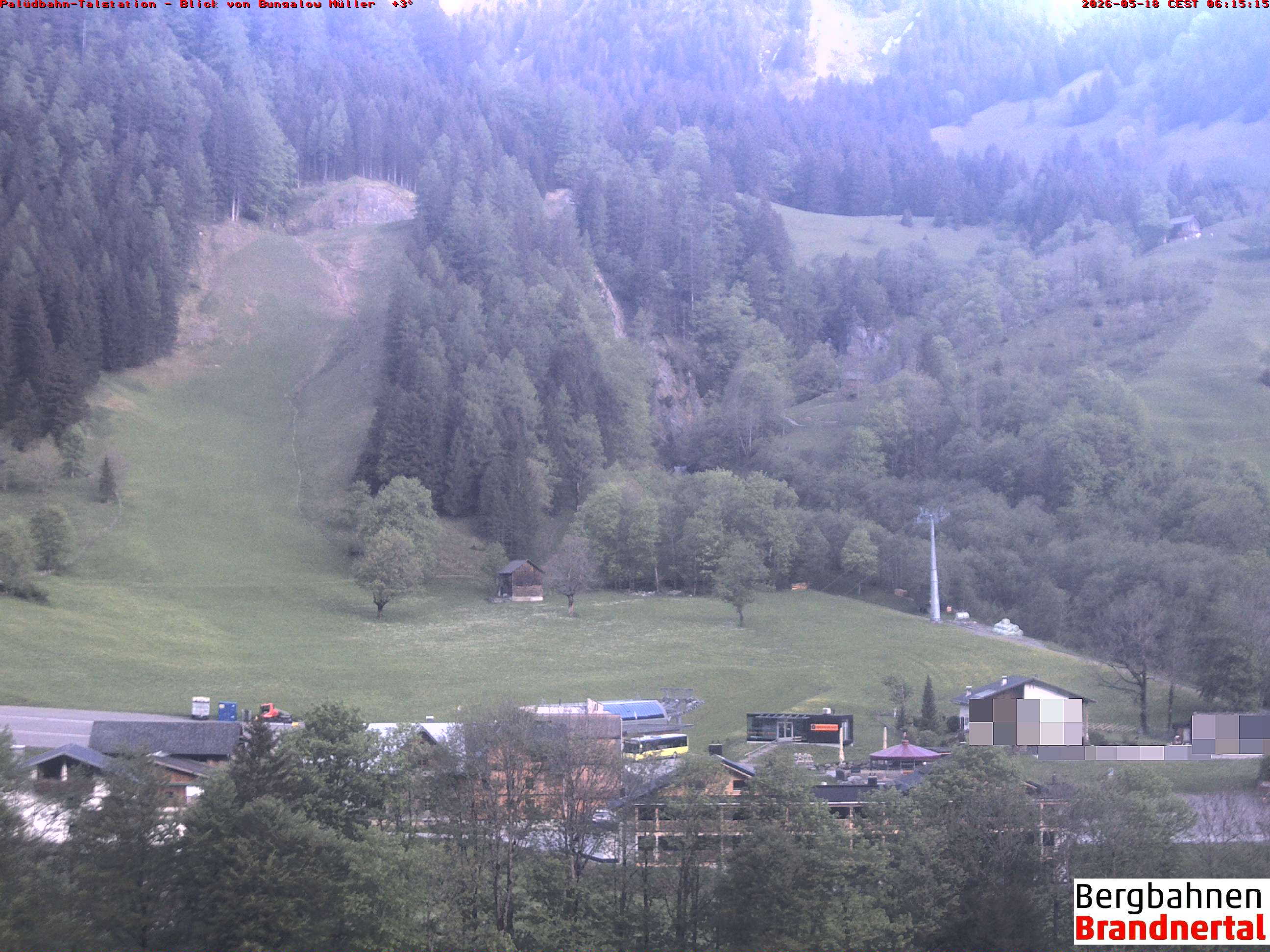 Blick auf Palüdbahn von Bungalow Müller